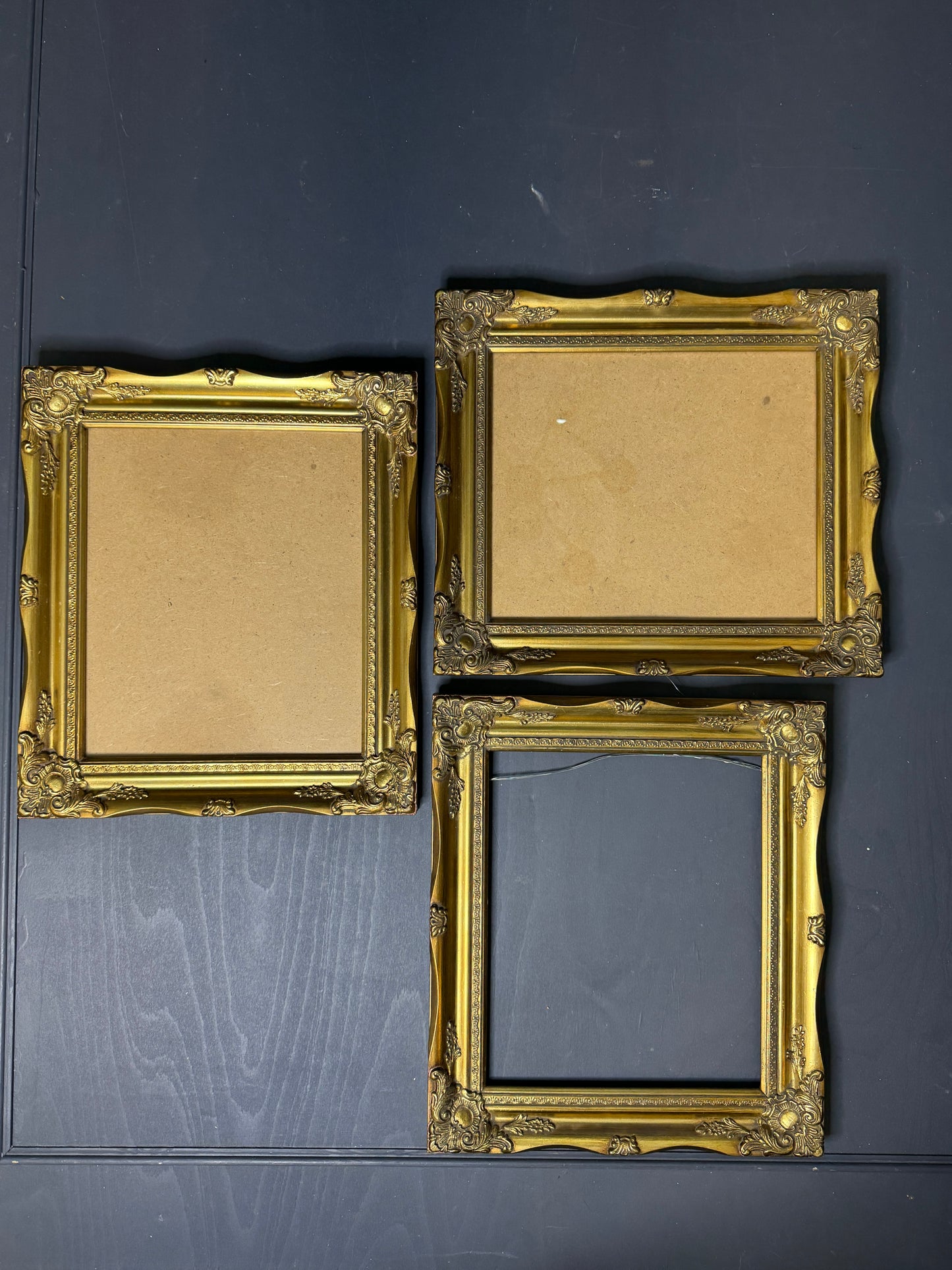 Vintage Ornate Shiny Gold Sorélle Frames