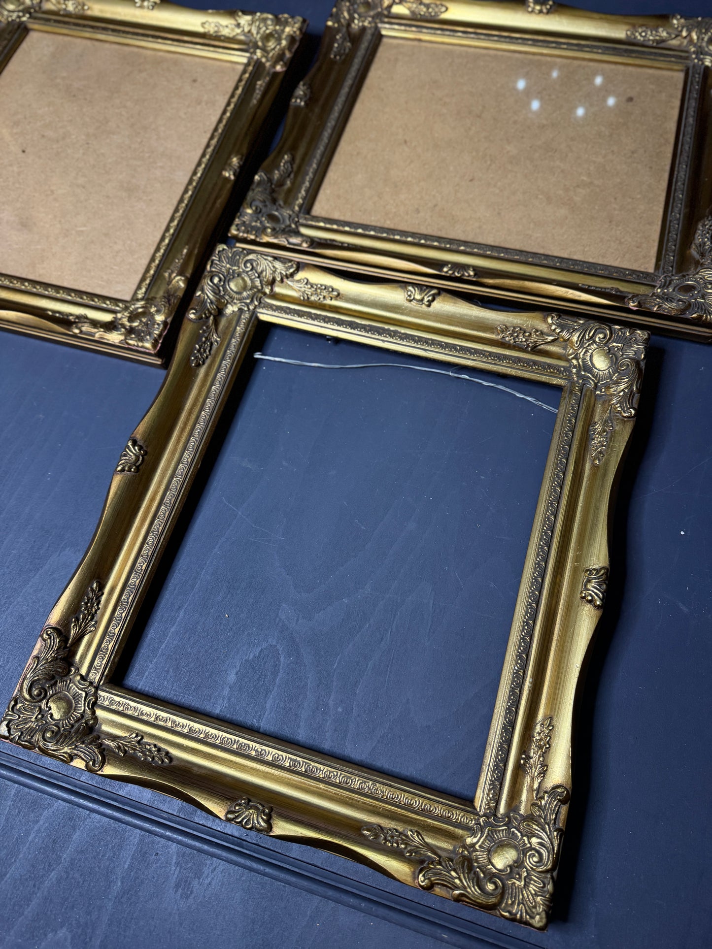 Vintage Ornate Shiny Gold Sorélle Frames
