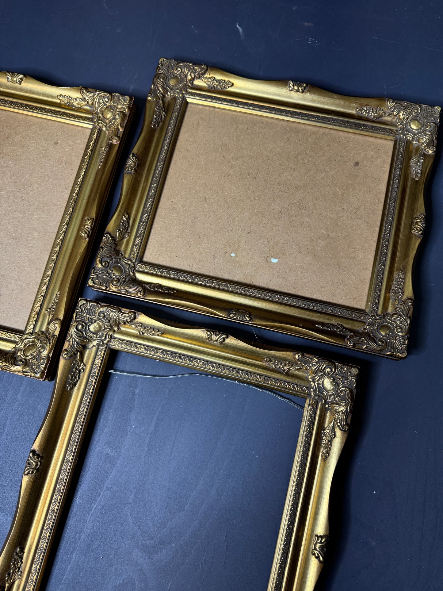 Vintage Ornate Shiny Gold Sorélle Frames