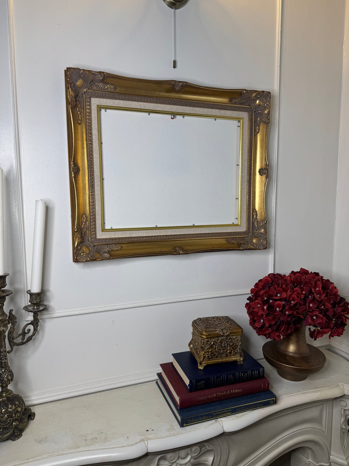 Vintage Ornate Gold Sorélle Frames with Optional White Mounts