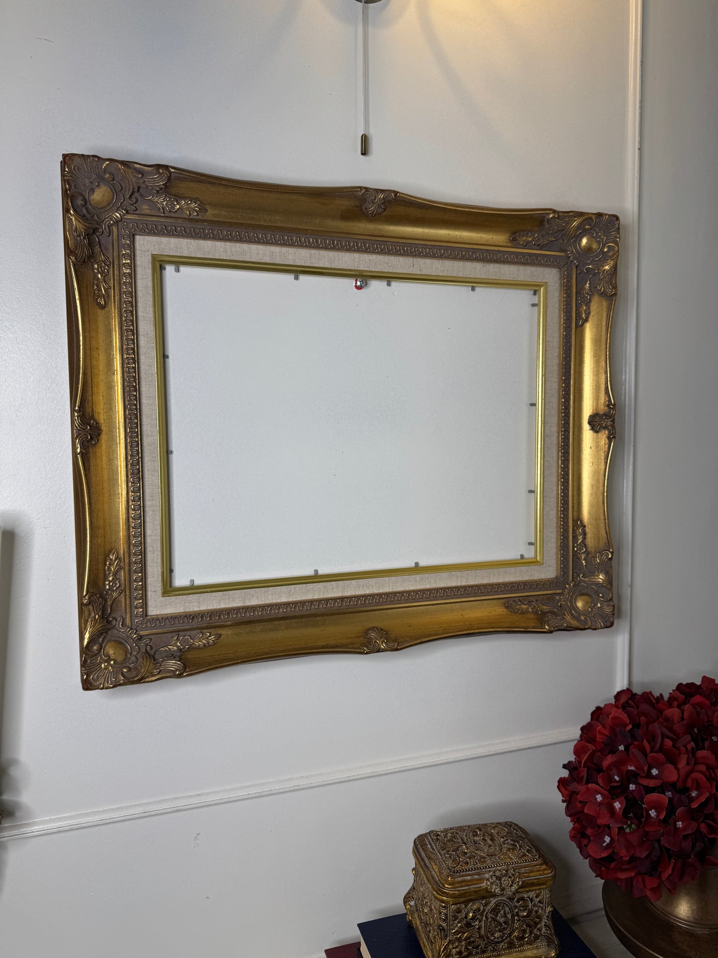 Vintage Ornate Gold Sorélle Frames with Optional White Mounts