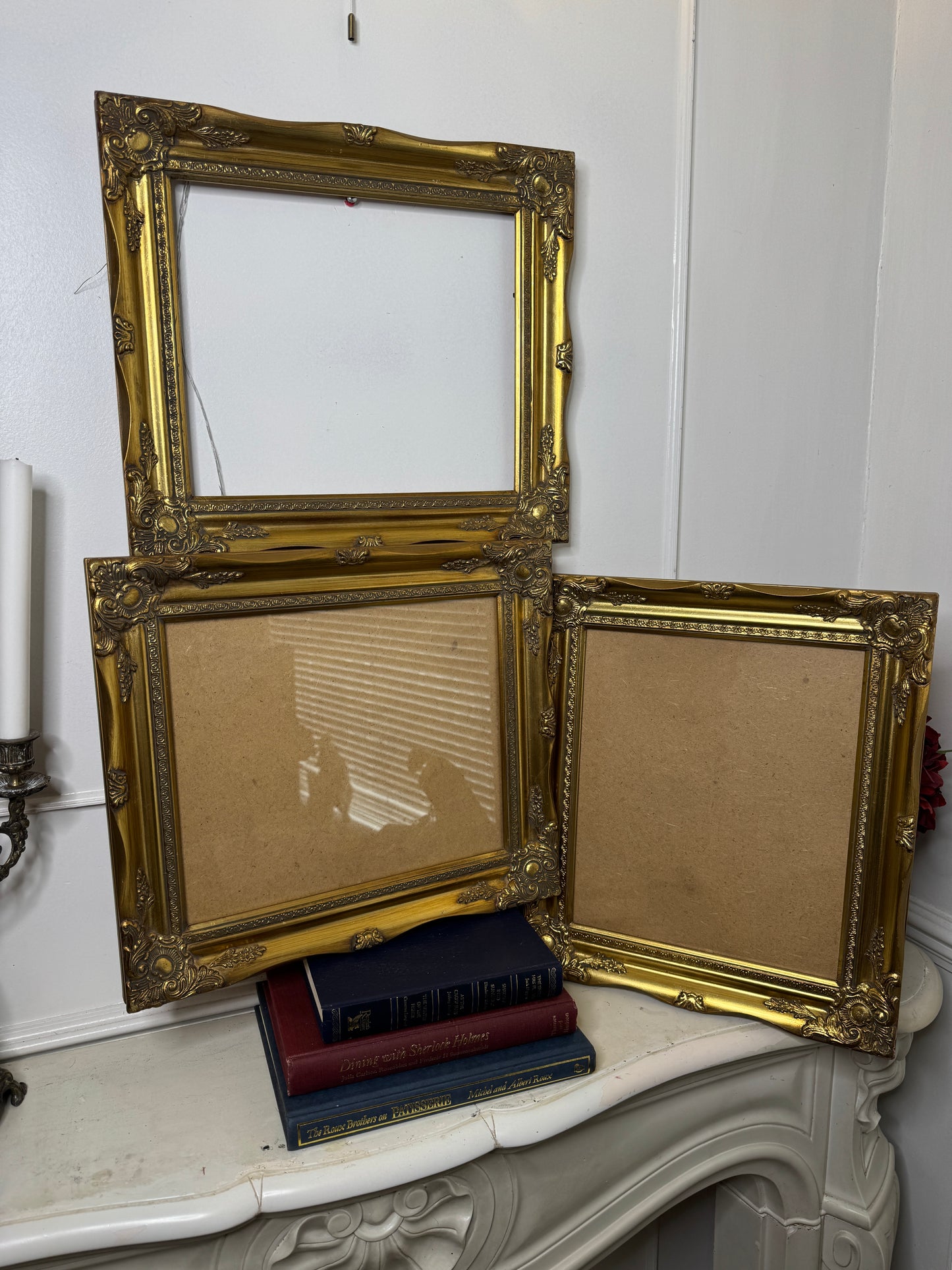 Vintage Ornate Shiny Gold Sorélle Frames