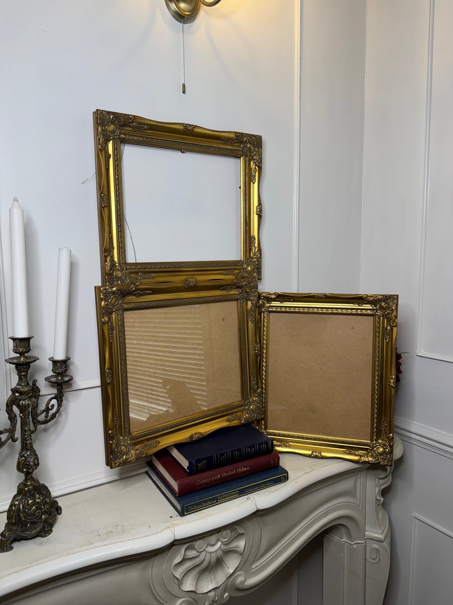 Vintage Ornate Shiny Gold Sorélle Frames