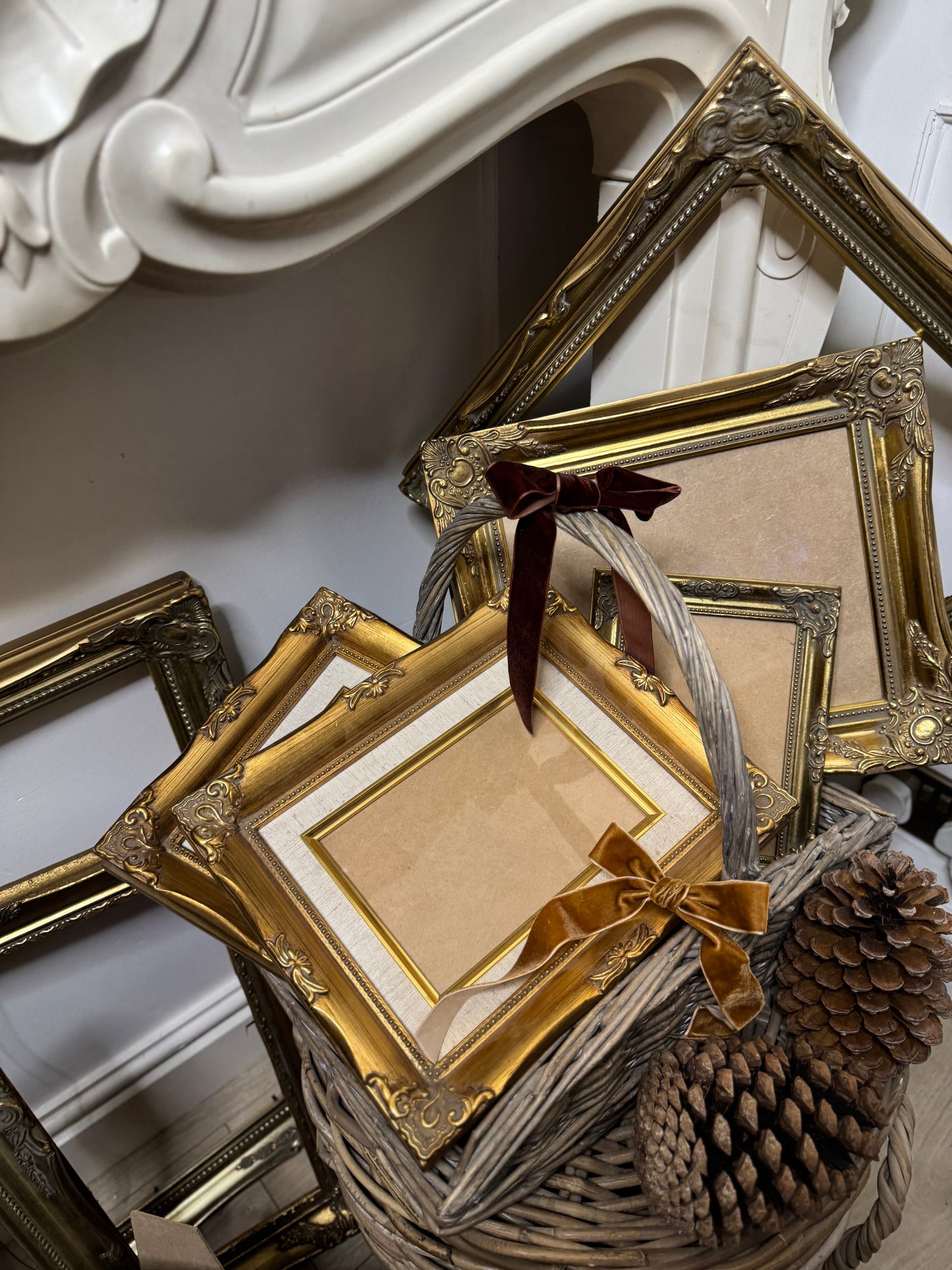 Vintage Ornate Gold Soho Frames