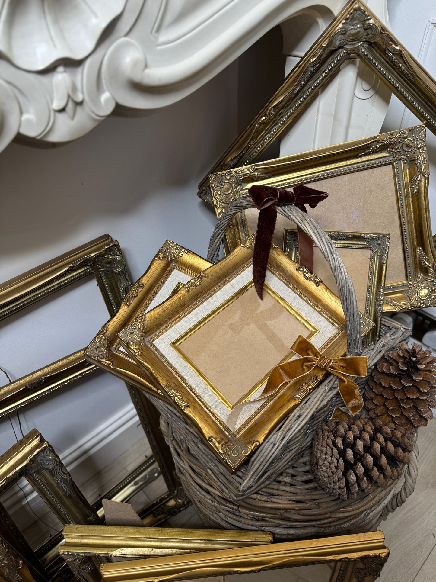 Vintage Ornate Gold Soho Frames