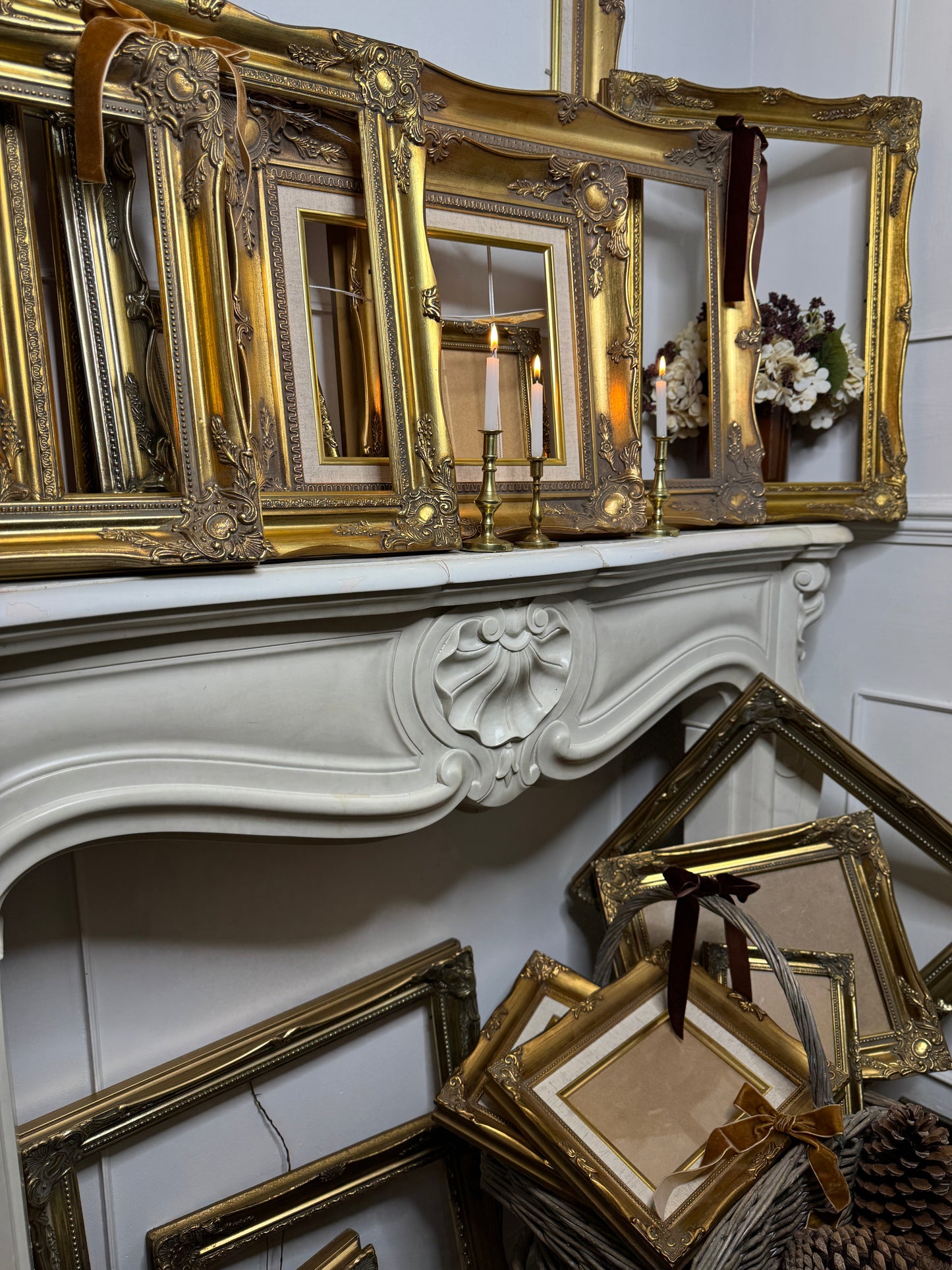 Vintage Ornate Gold Soho Frames