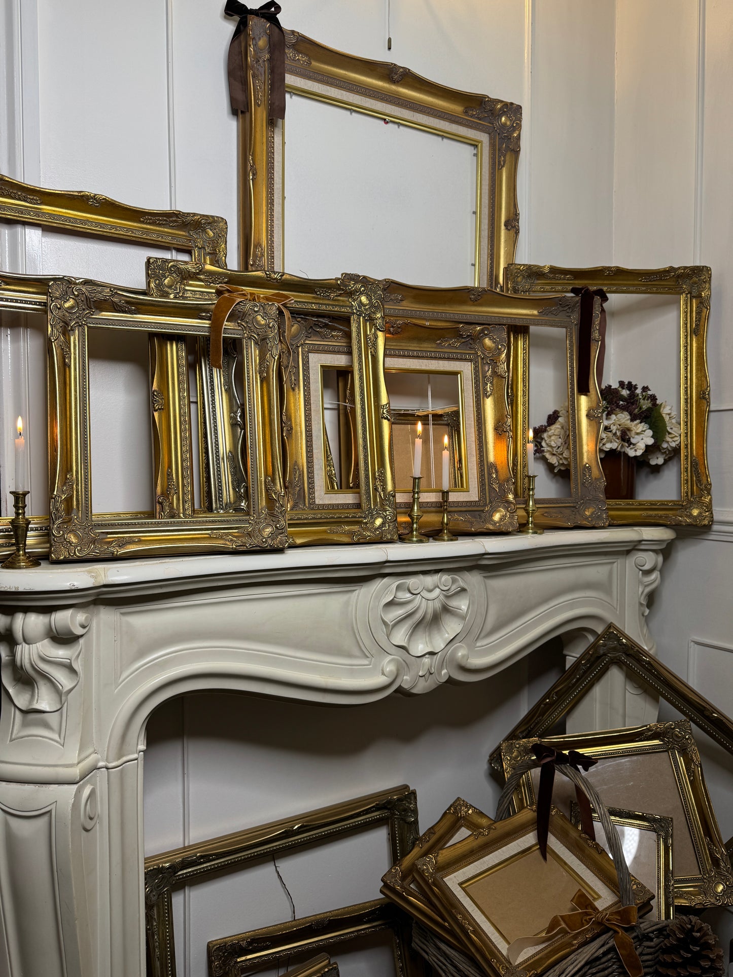 Vintage Ornate Shiny Gold Sorélle Frames