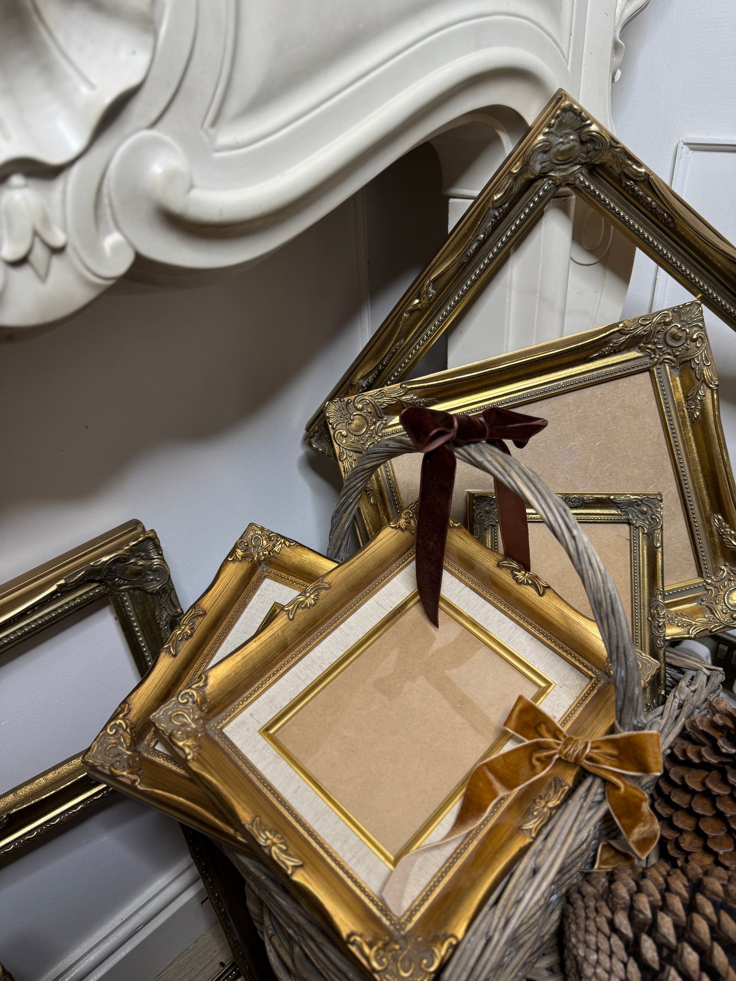 Vintage Ornate Gold Soho Frames