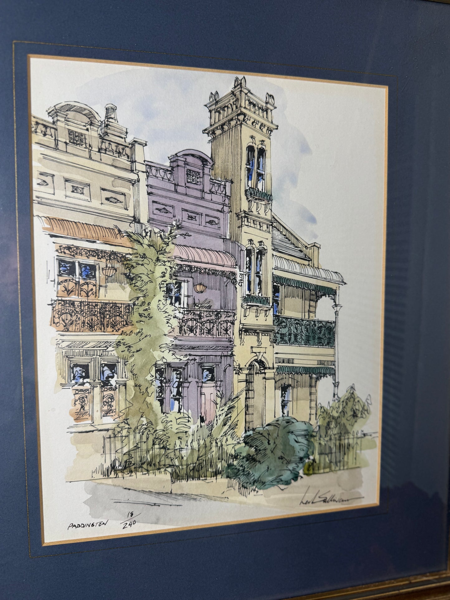 Limited Edition Vintage Print Paddington 18/240 - Signed Print L.Sullivan