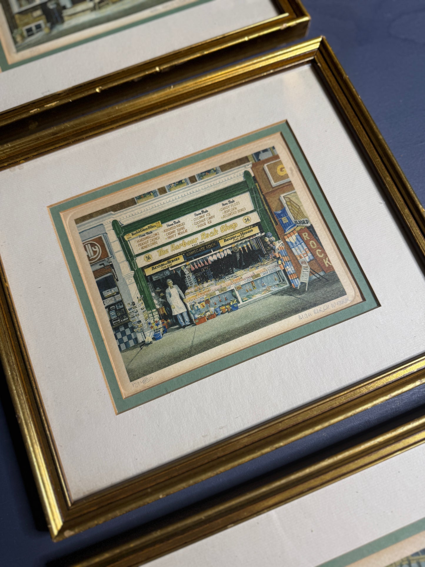 Limited Edition Vintage Print Trio | Isabella Estella Signed Storefront Series