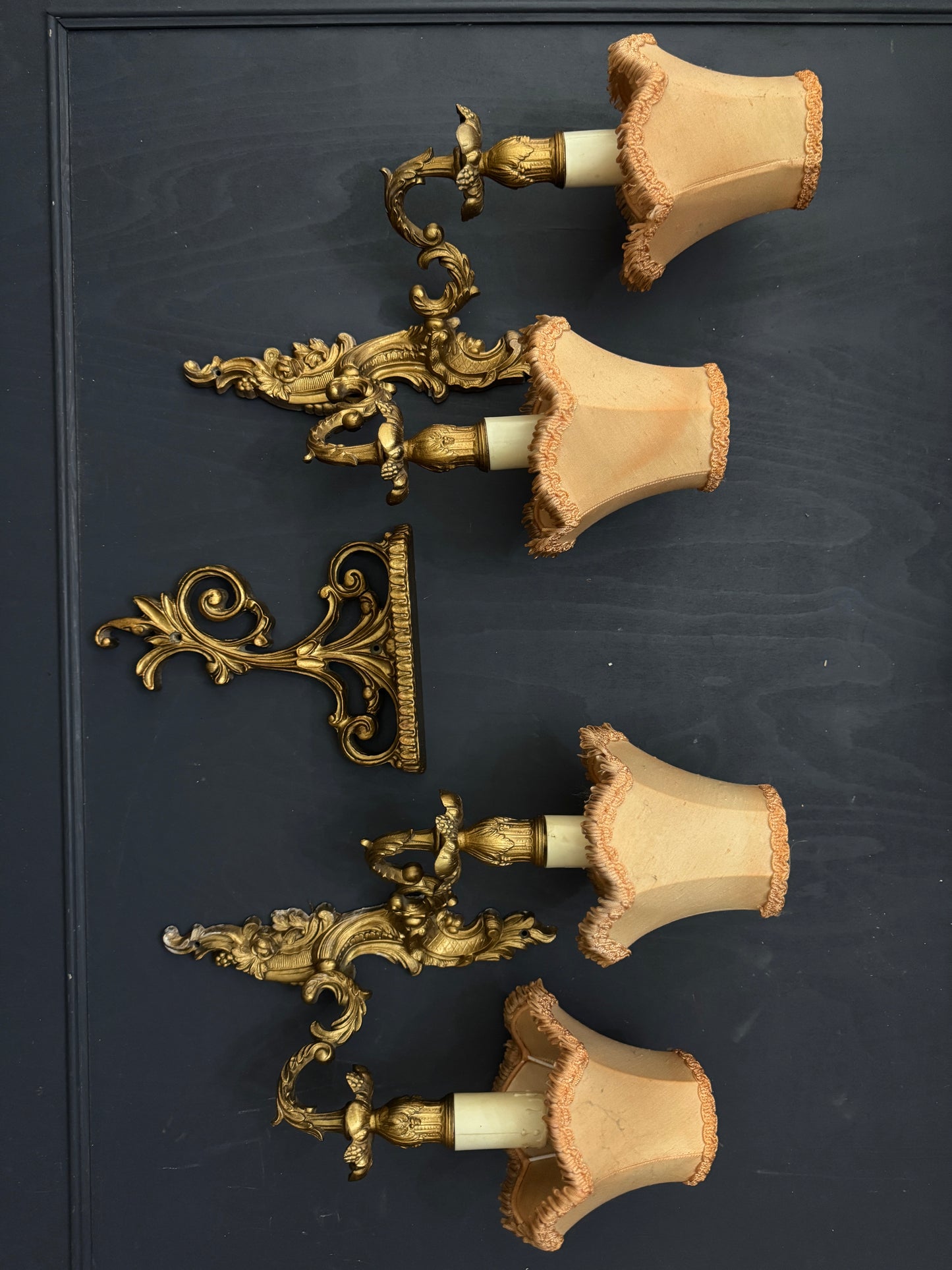 French Gilded Antique Wall Lights & Wall Scone