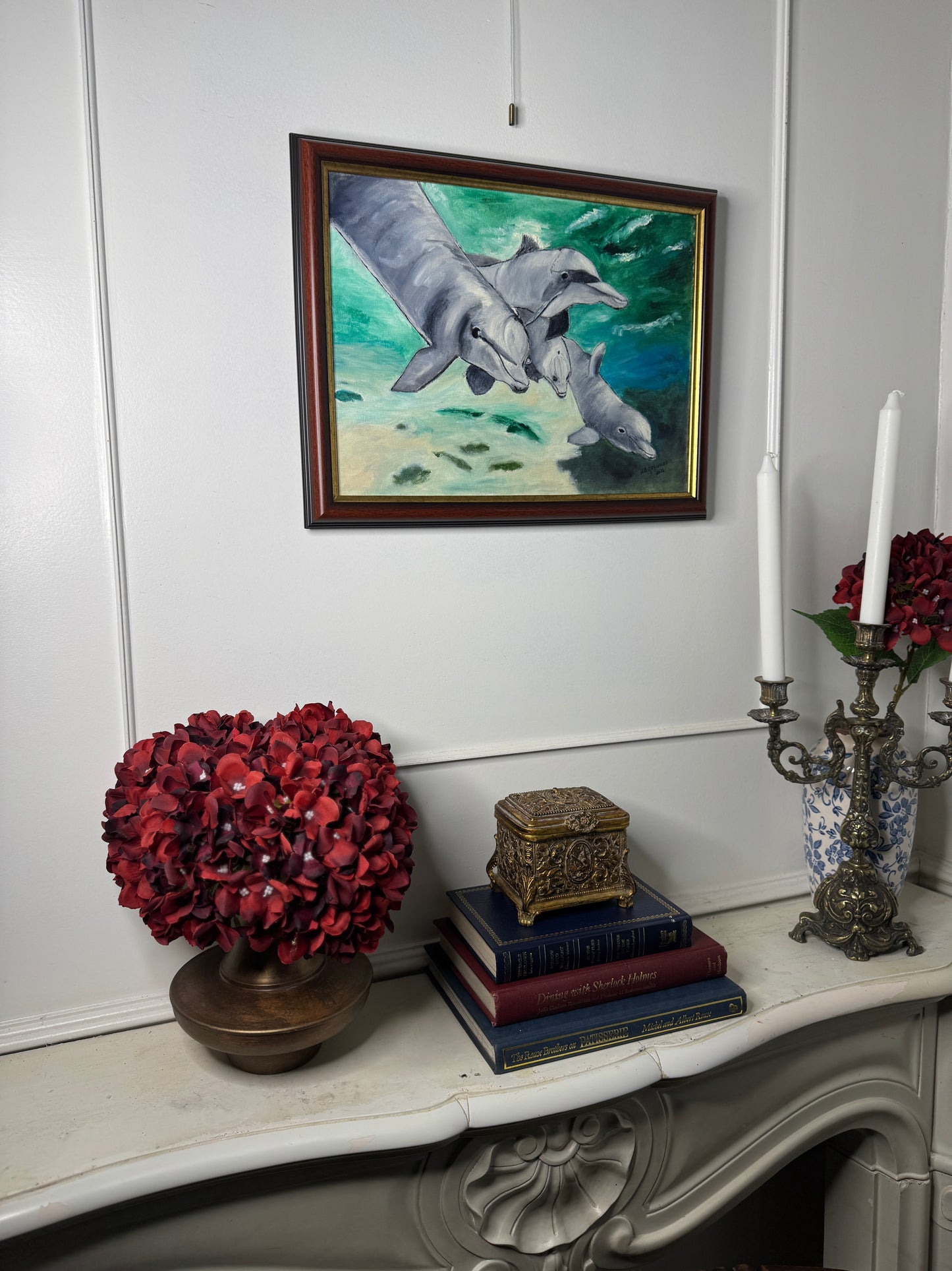 The Dance of the Sea- Original Oil painting by N.G. Reynolds