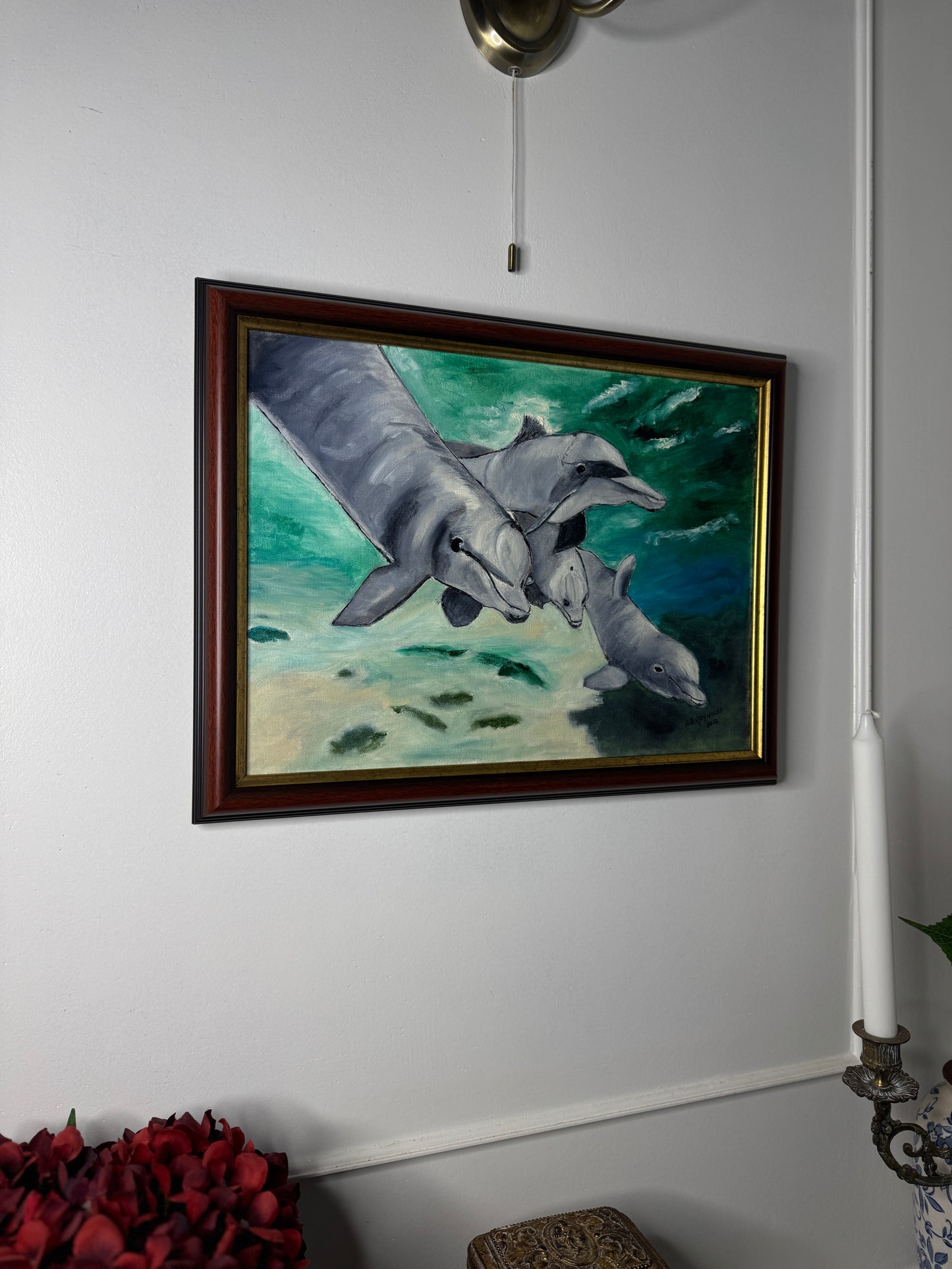 The Dance of the Sea- Original Oil painting by N.G. Reynolds