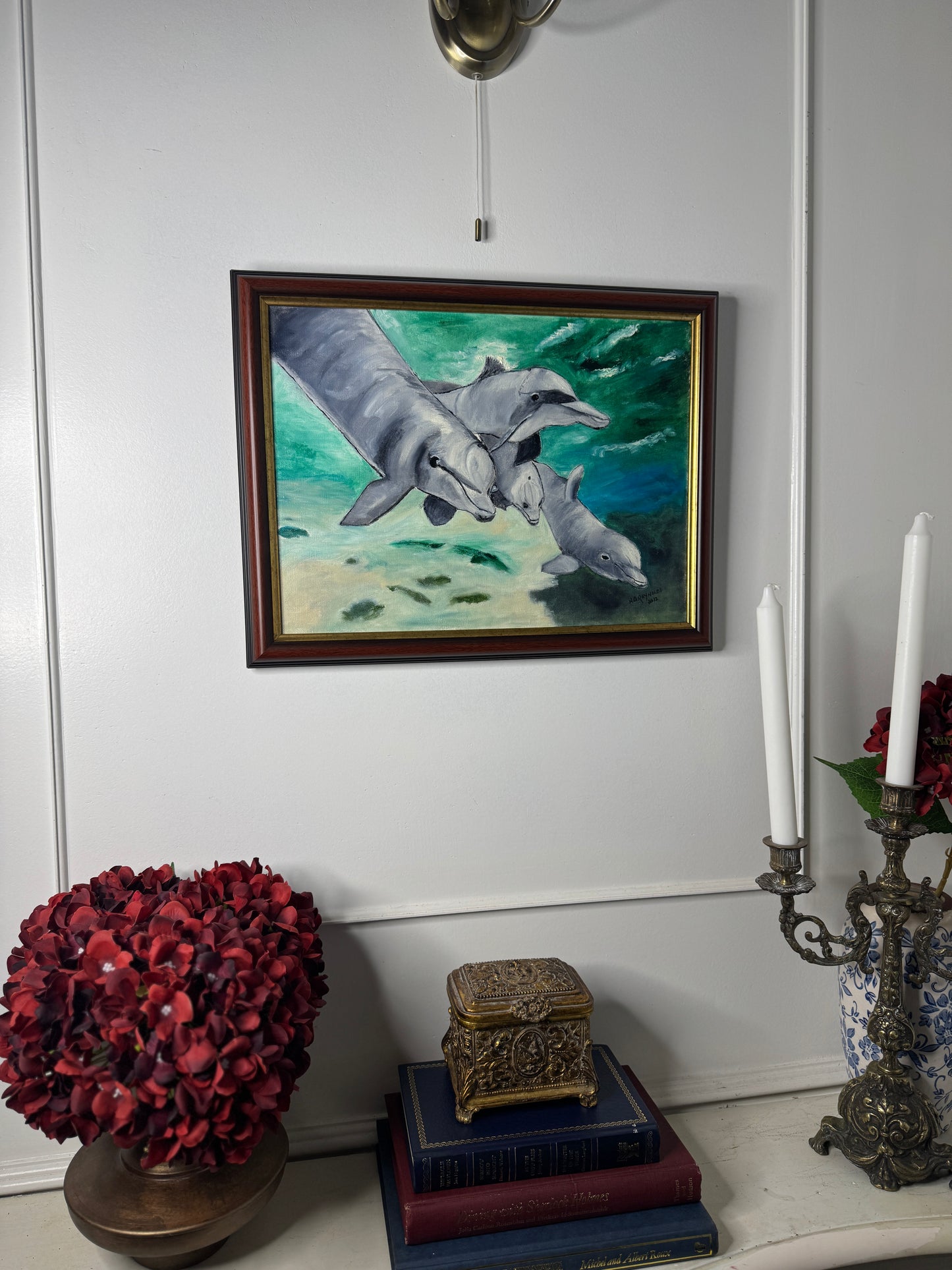 The Dance of the Sea- Original Oil painting by N.G. Reynolds