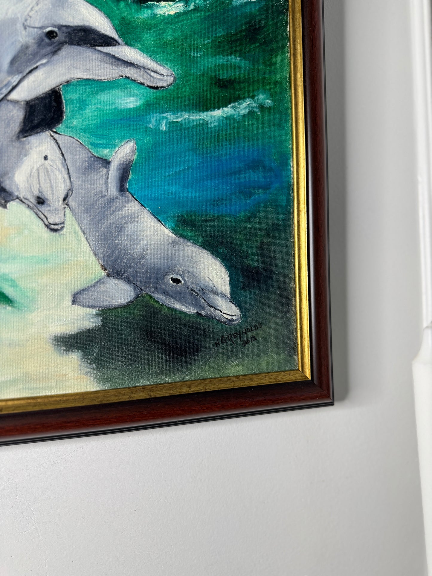 The Dance of the Sea- Original Oil painting by N.G. Reynolds