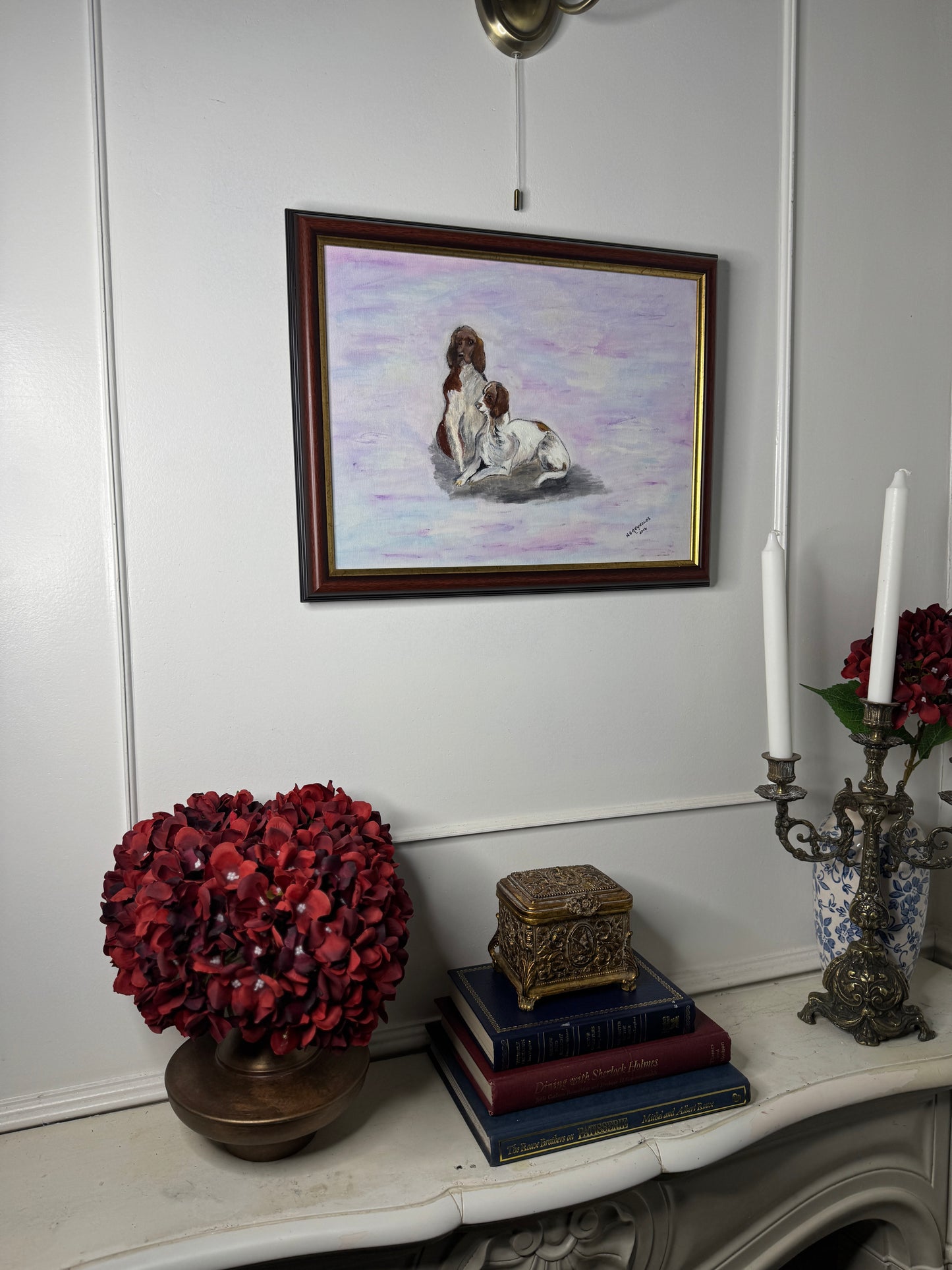 Furry Friends on Canvas- Original Oil painting by N.G. Reynolds