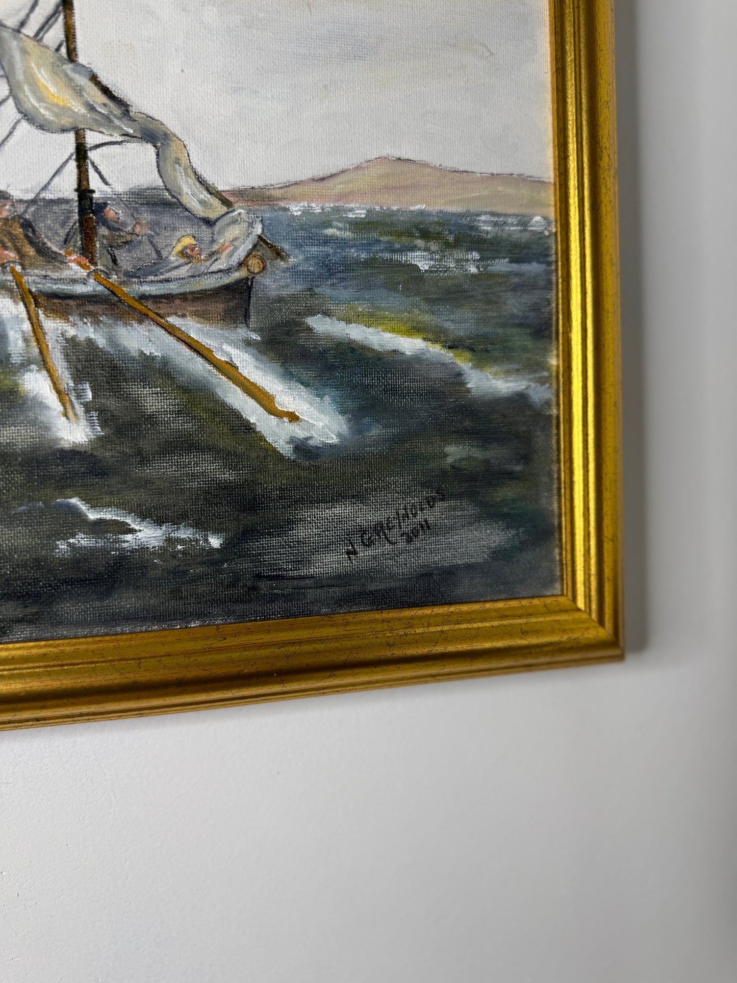 Biblical Scene - Original Oil painting by N.G. Reynolds