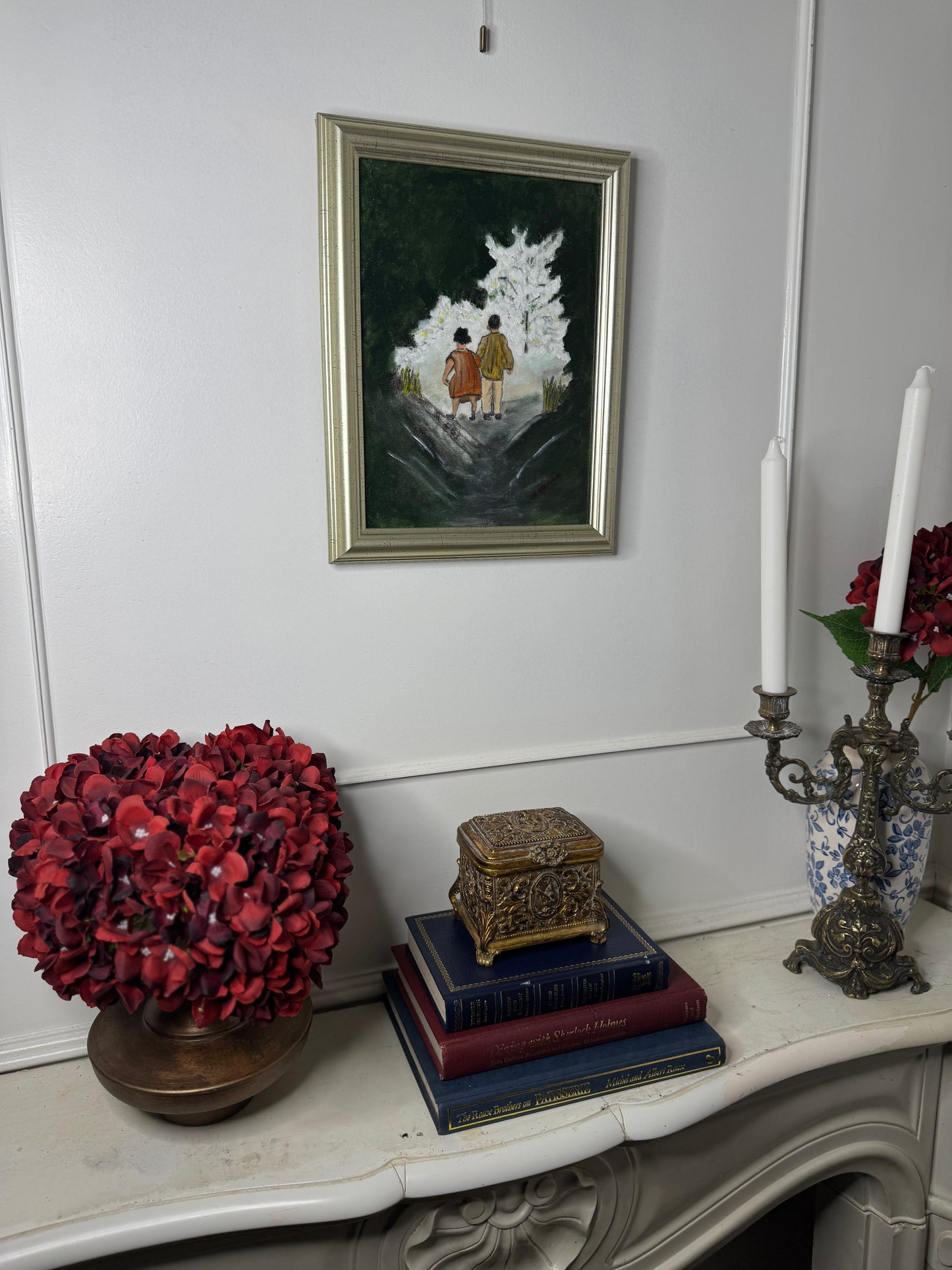 Moody Romance - Original Oil painting by N.G. Reynolds
