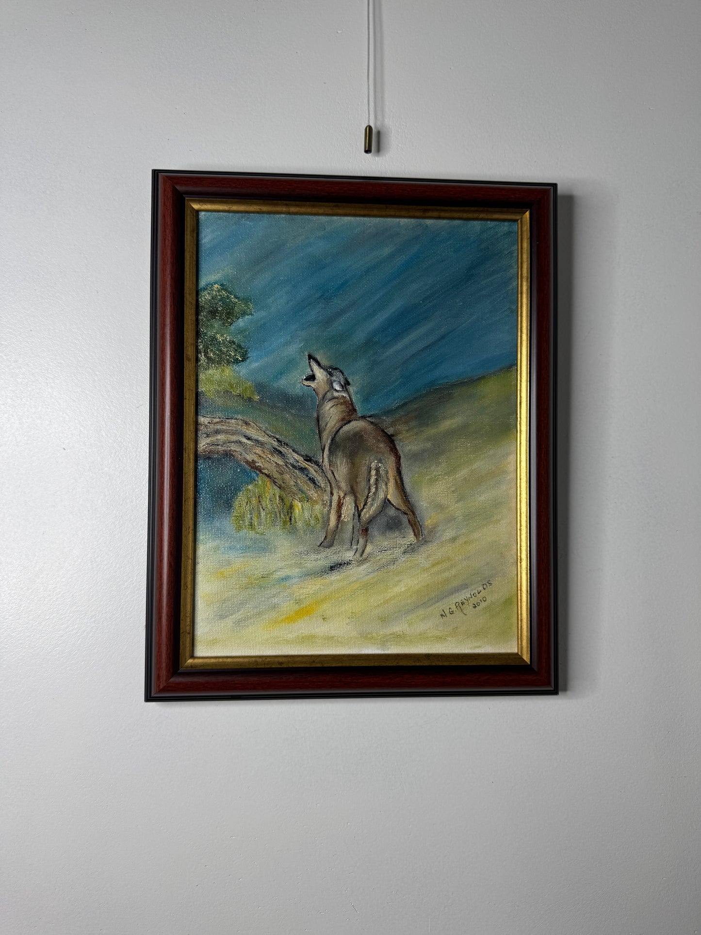 Howl of the Wild - Original Oil painting by N.G. Reynolds