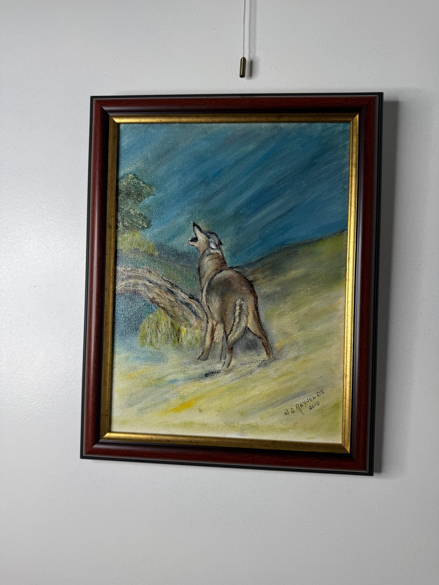 Howl of the Wild - Original Oil painting by N.G. Reynolds