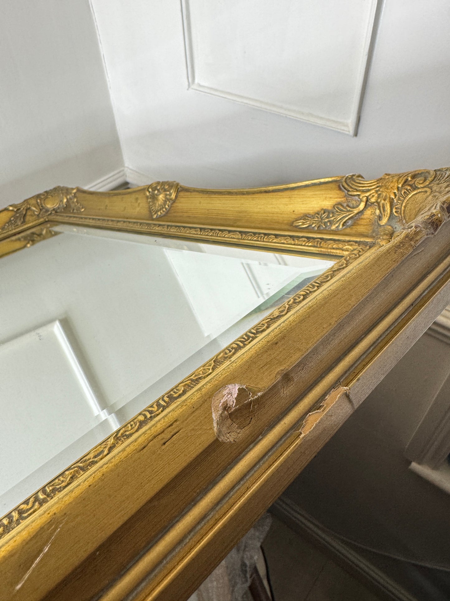 Antique Gold Sorelle Bevelled Mirror
