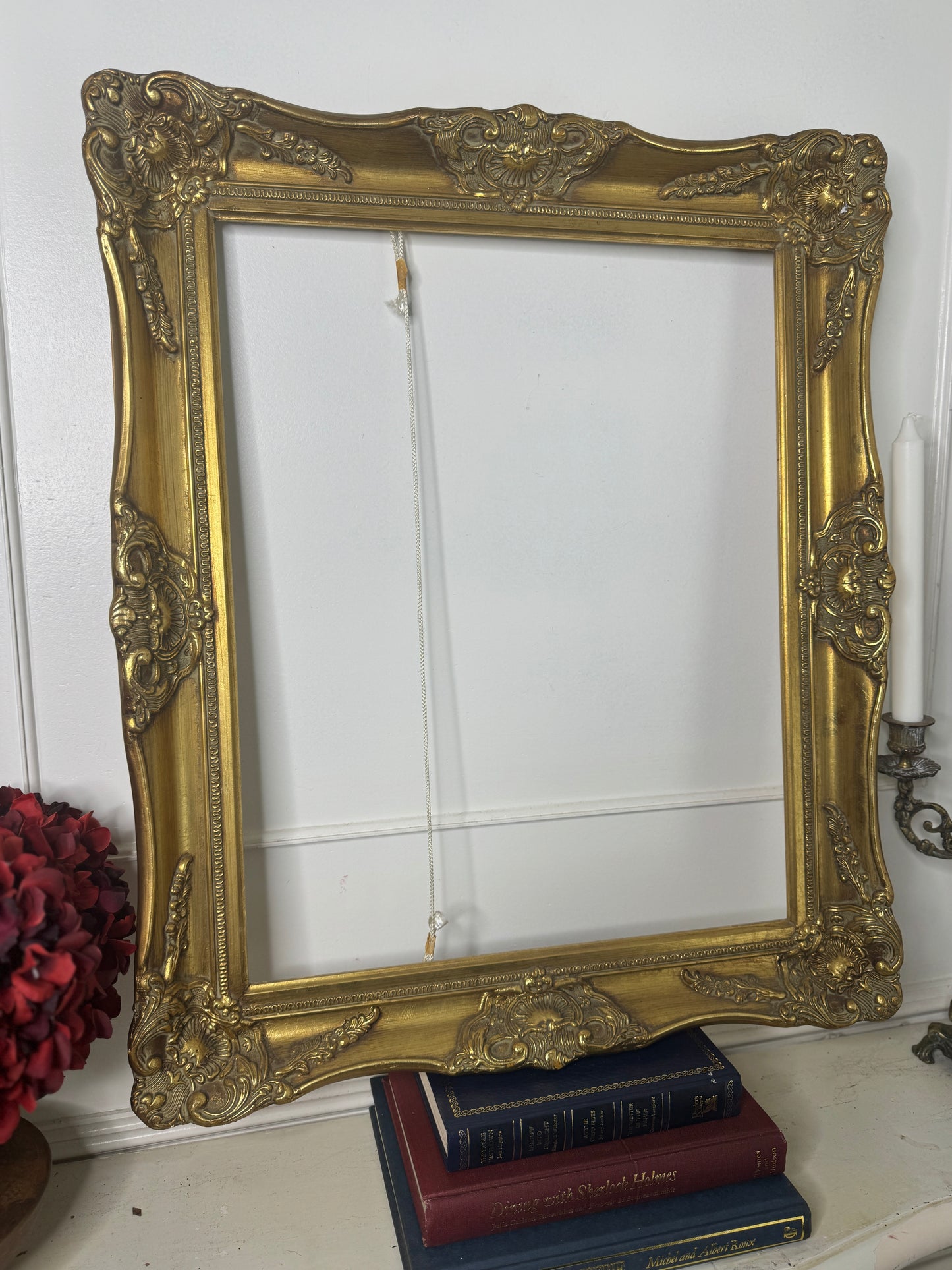 Moravian Grandeur – Czech Vintage Ornate Gold Gilt Frame