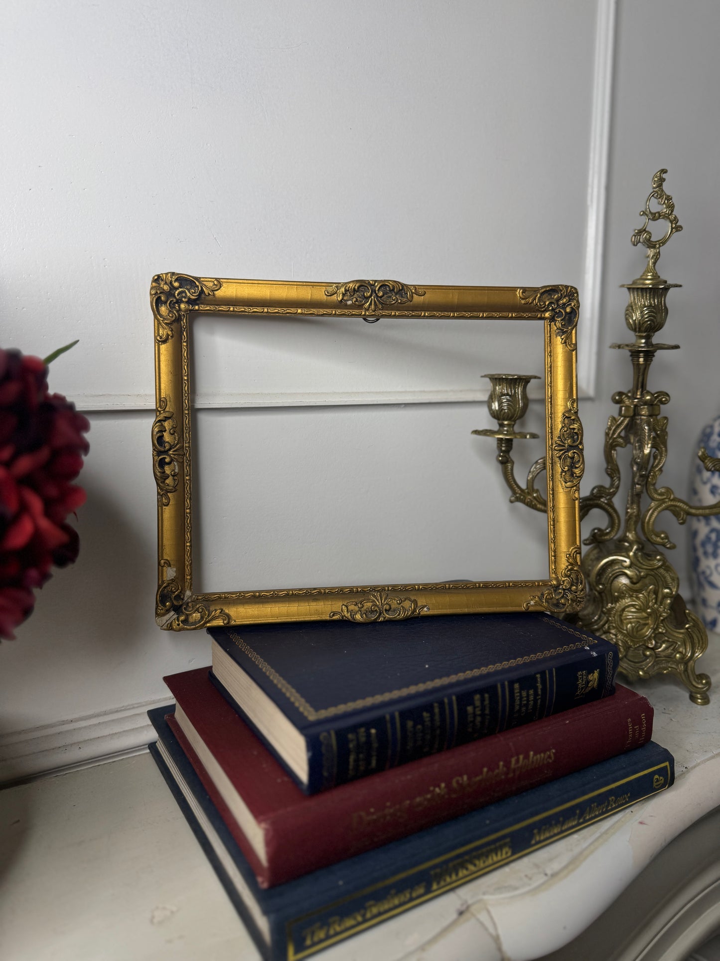 Luxurious Hungarian Small Vintage Gold Gilt Frame