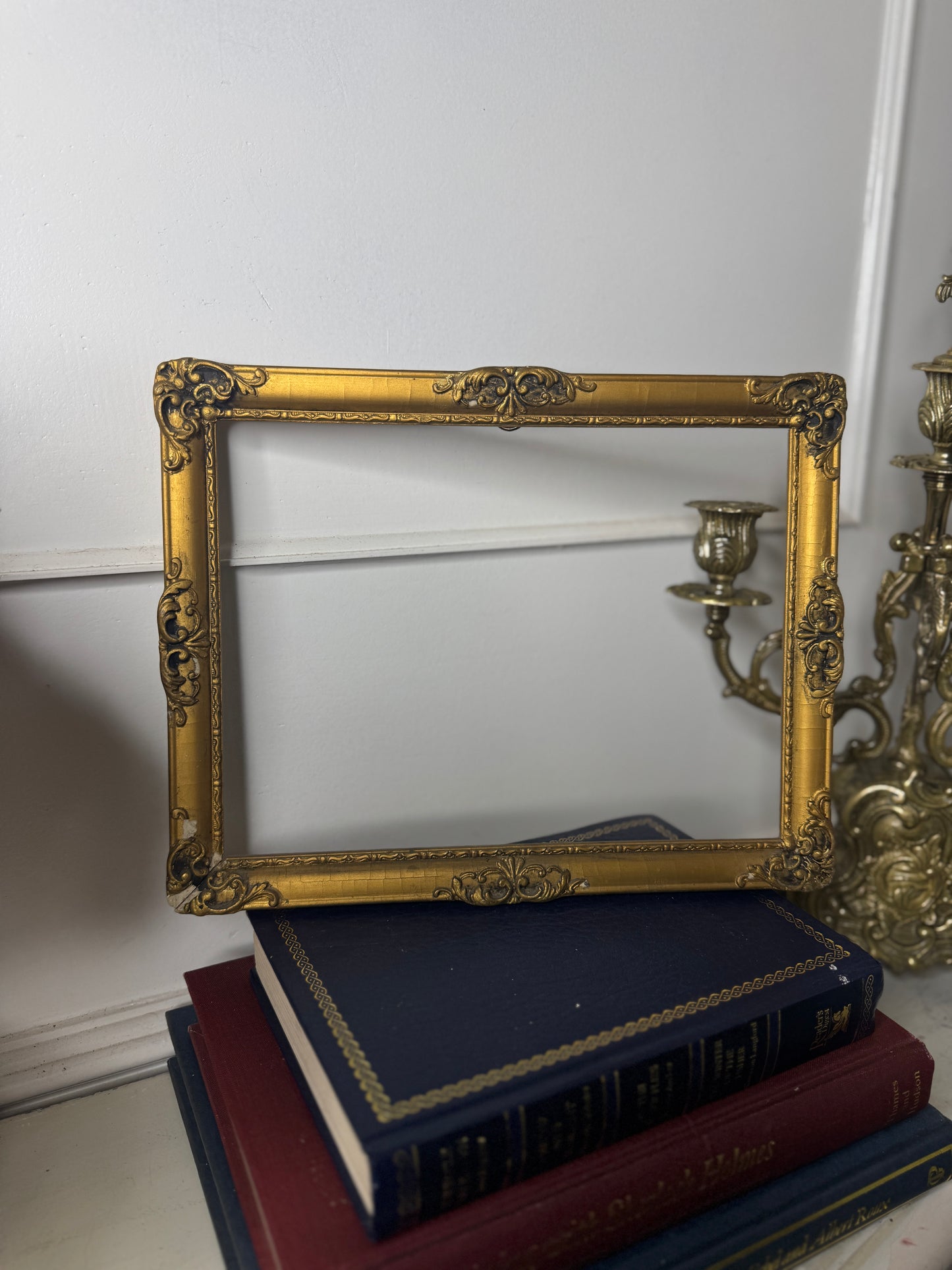 Luxurious Hungarian Small Vintage Gold Gilt Frame