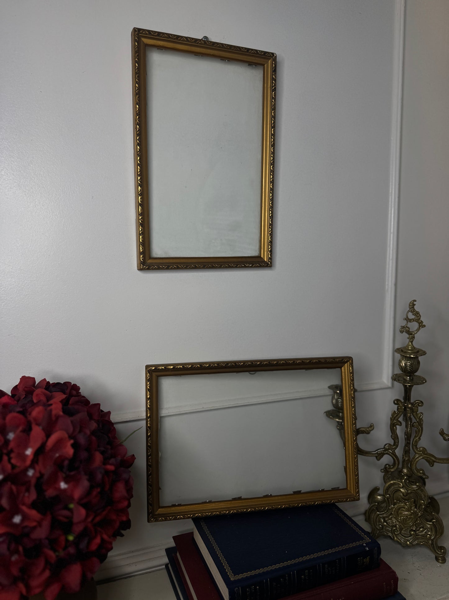 Old World Glamour – Hungarian Slim Gold Frame Pair