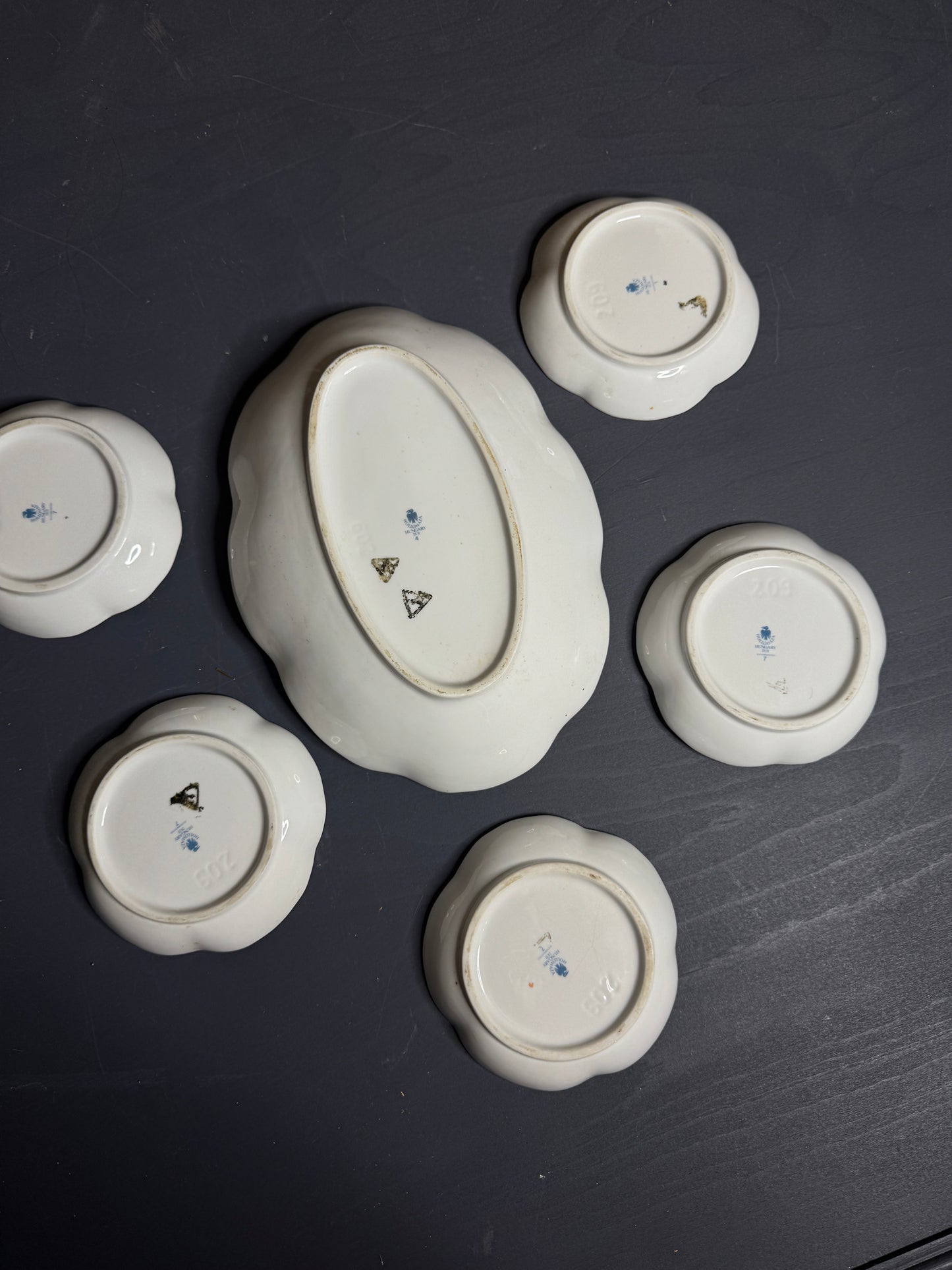 Exquisite Hungarian Hollóháza Fine Ceramic Wall Display – Gilded Pannonia Collection