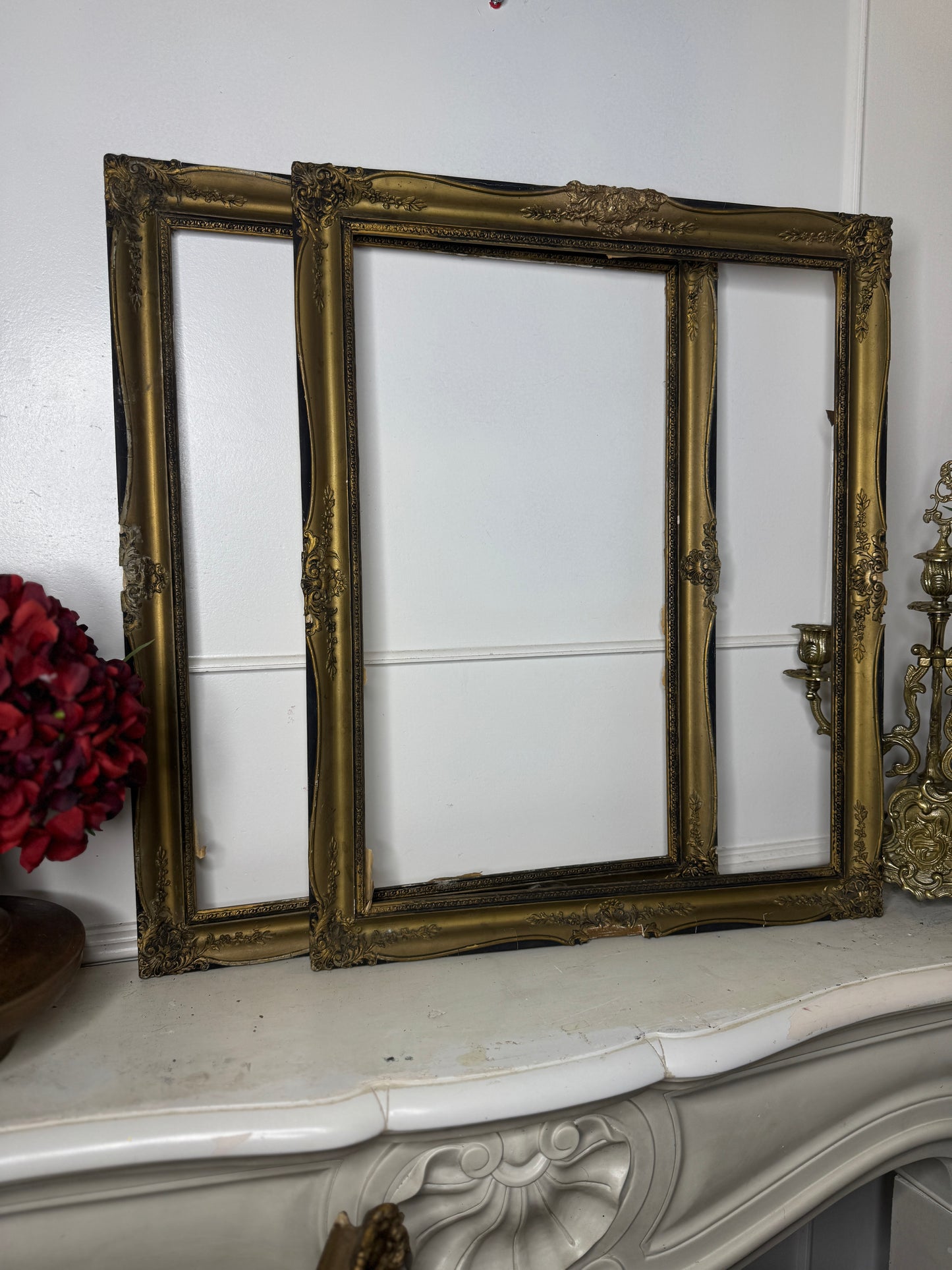 Loyal Shadows– Original Oil Painting by N.G. Reynolds in Hungarian Ornate Frames