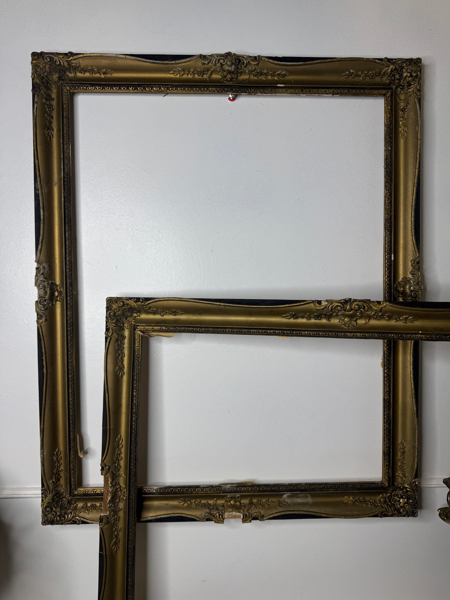 Old World Glamour – Hungarian Ornate Gold Frame Pair