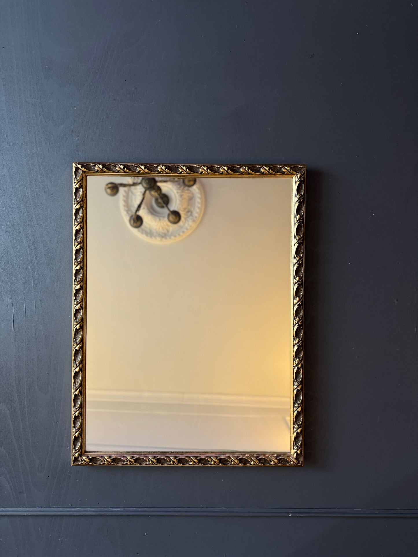 Vintage Gold / Ornate Gold Framed Antique Mirror - Medium