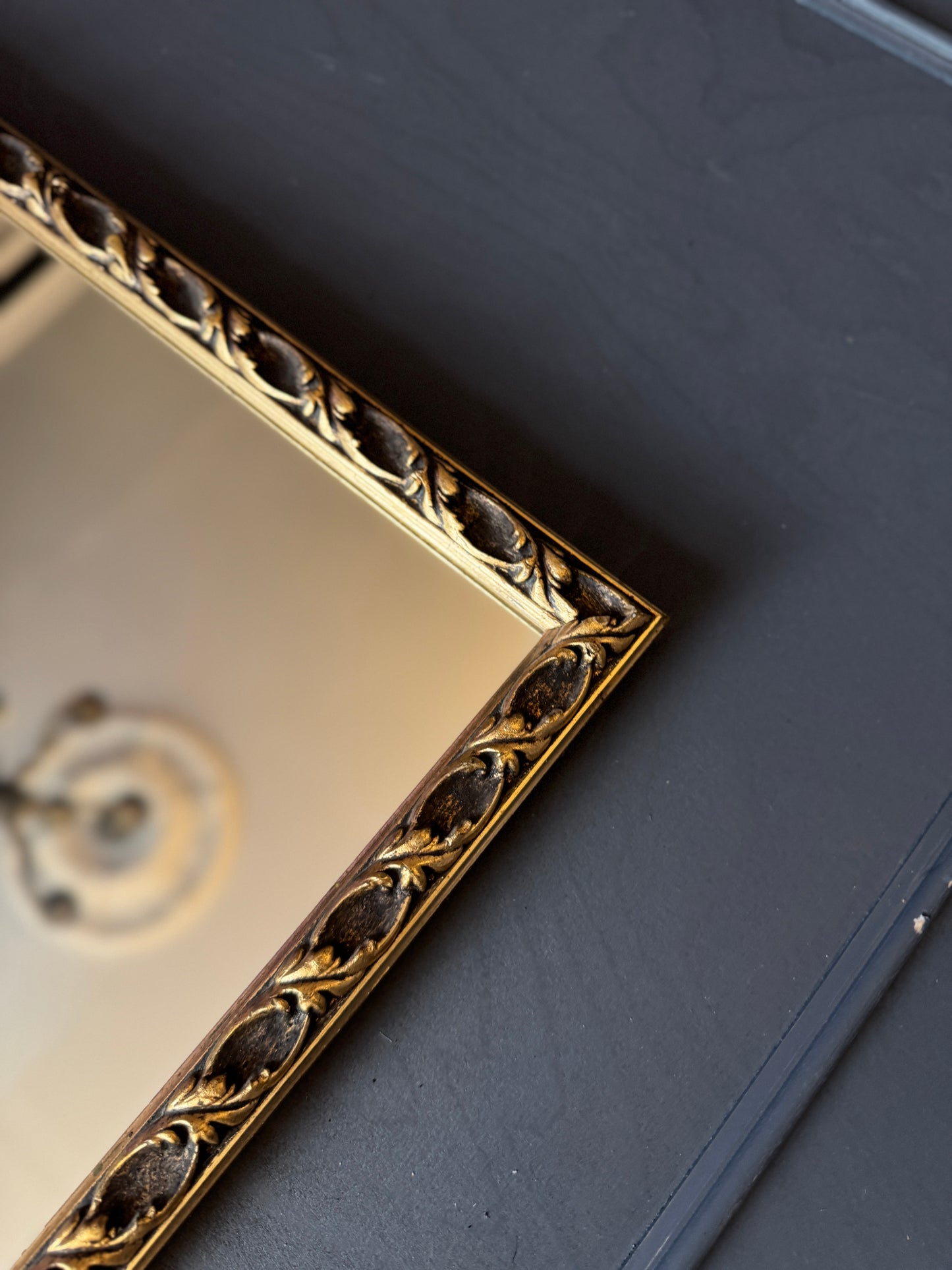 Vintage Gold / Ornate Gold Framed Antique Mirror - Medium