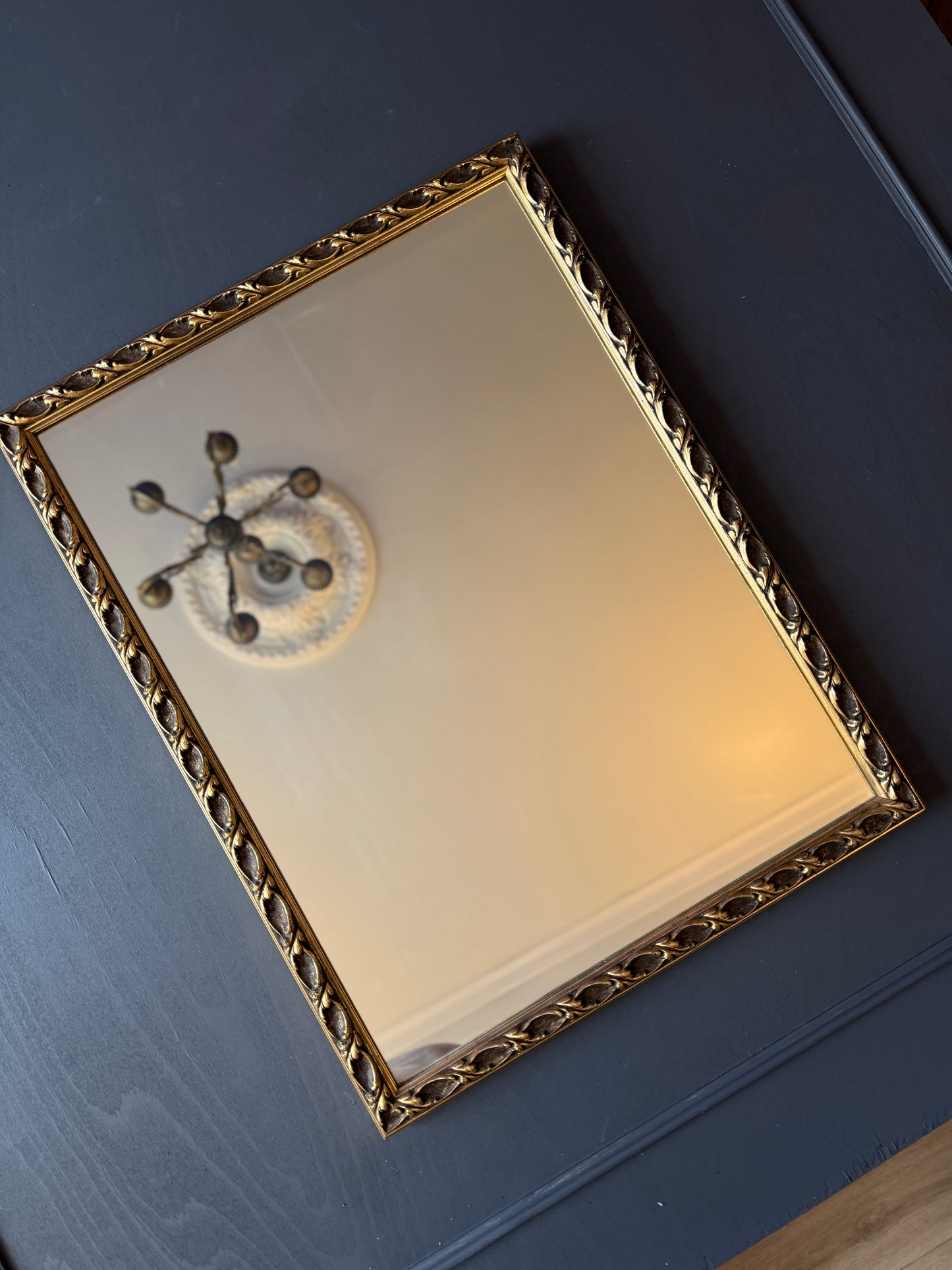 Vintage Gold / Ornate Gold Framed Antique Mirror - Medium