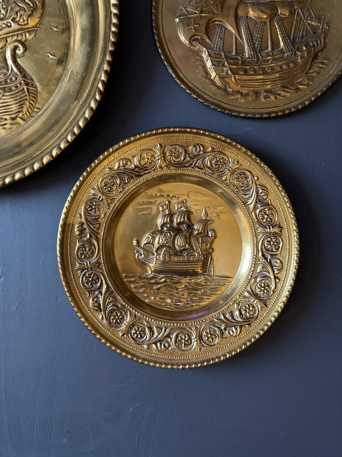 The Golden Artisan Repousse Vintage Gallery Wall Set