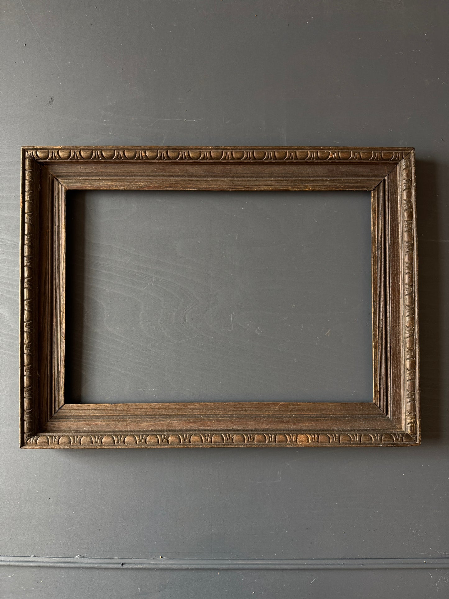 Victorian Carved Oak Carved Frame
