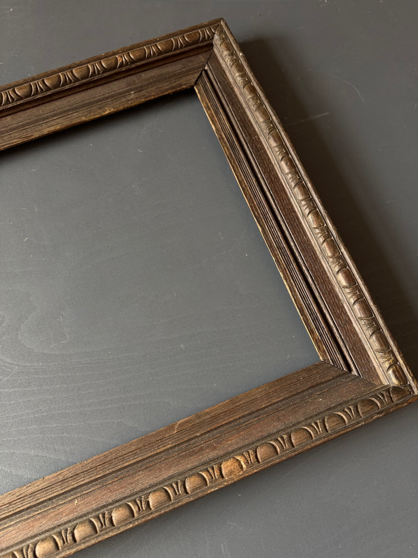 Victorian Carved Oak Frame -Large