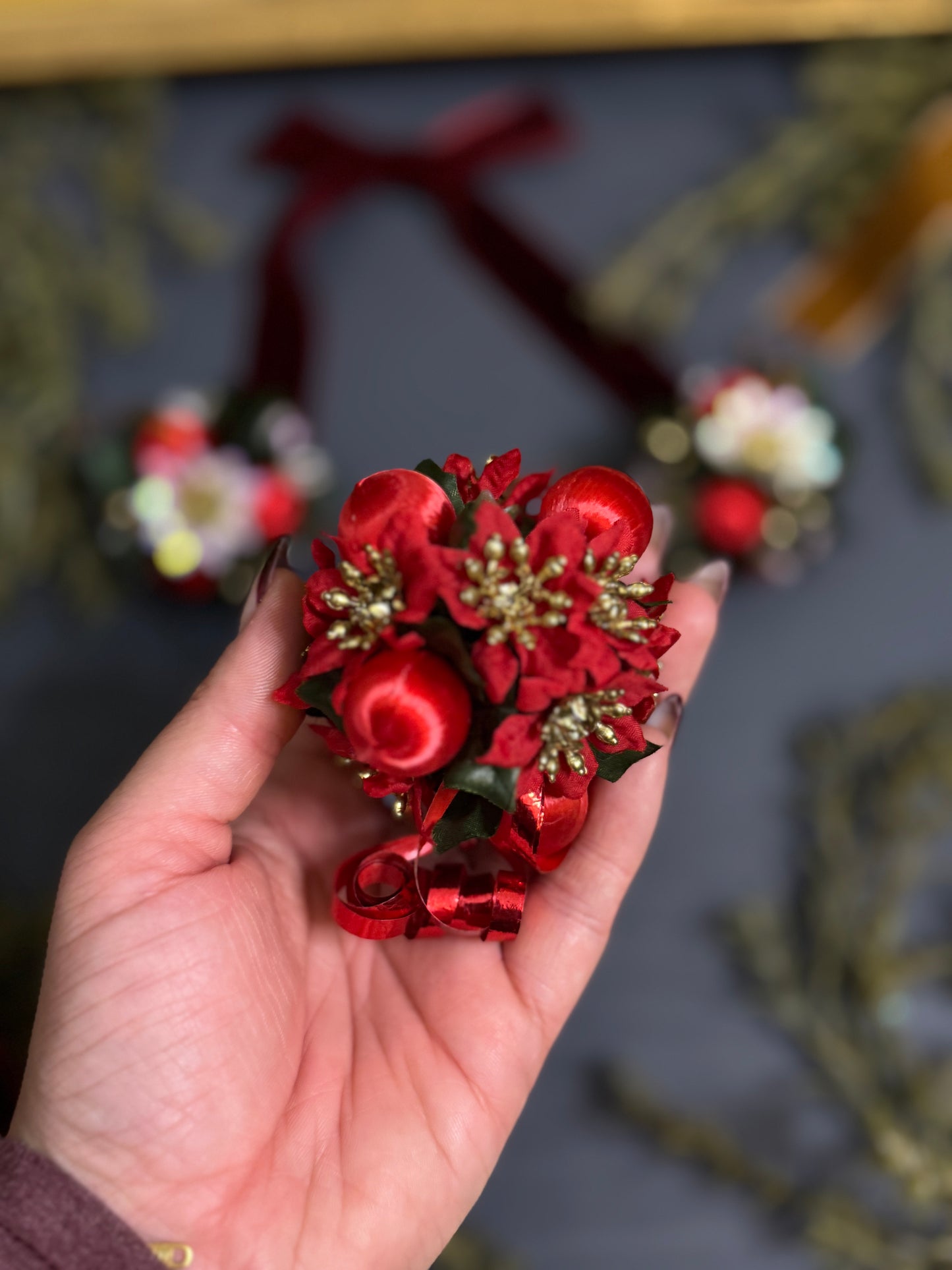 Vintage European Christmas Florals 1990s