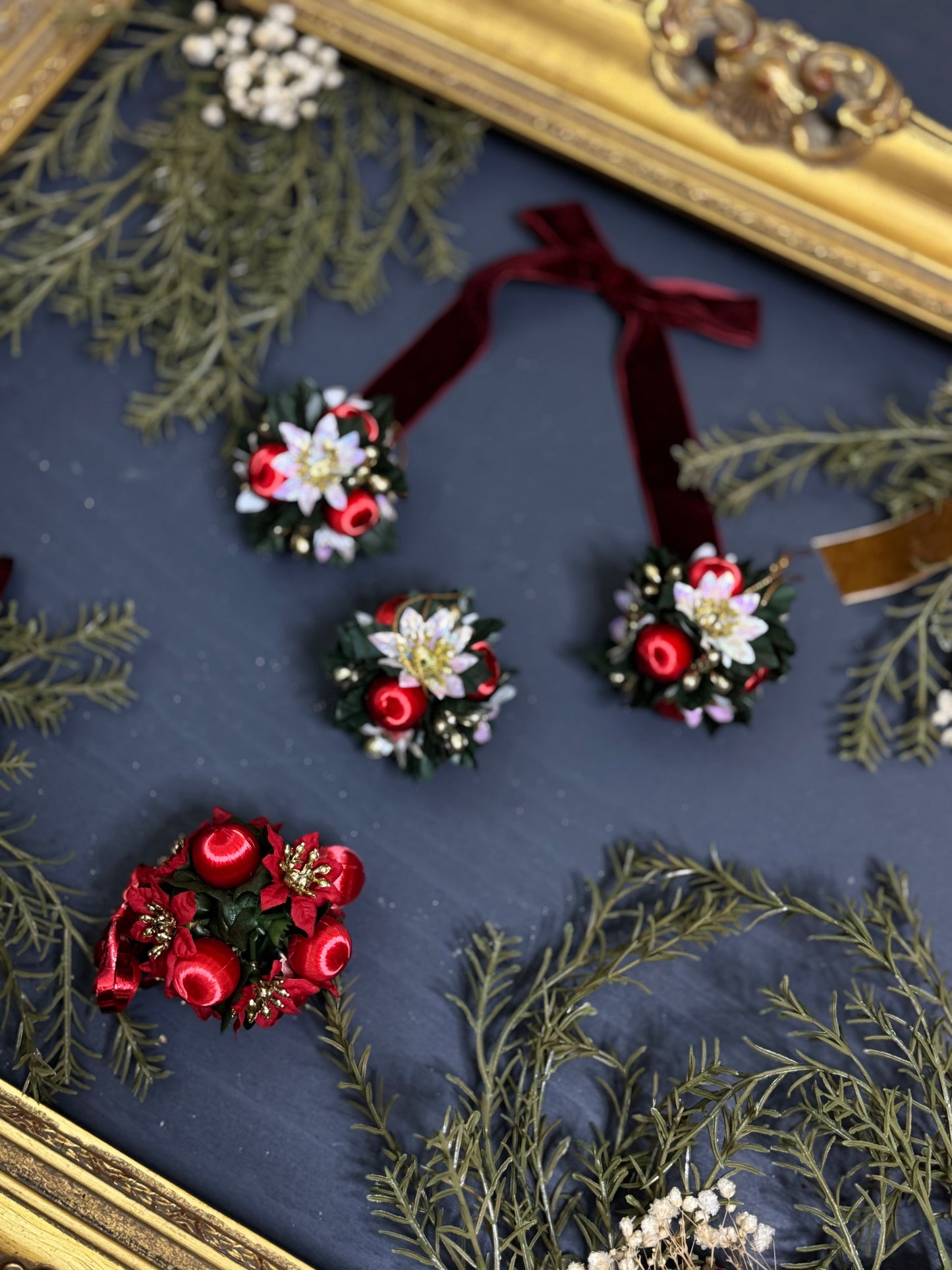 Vintage European Christmas Florals 1990s