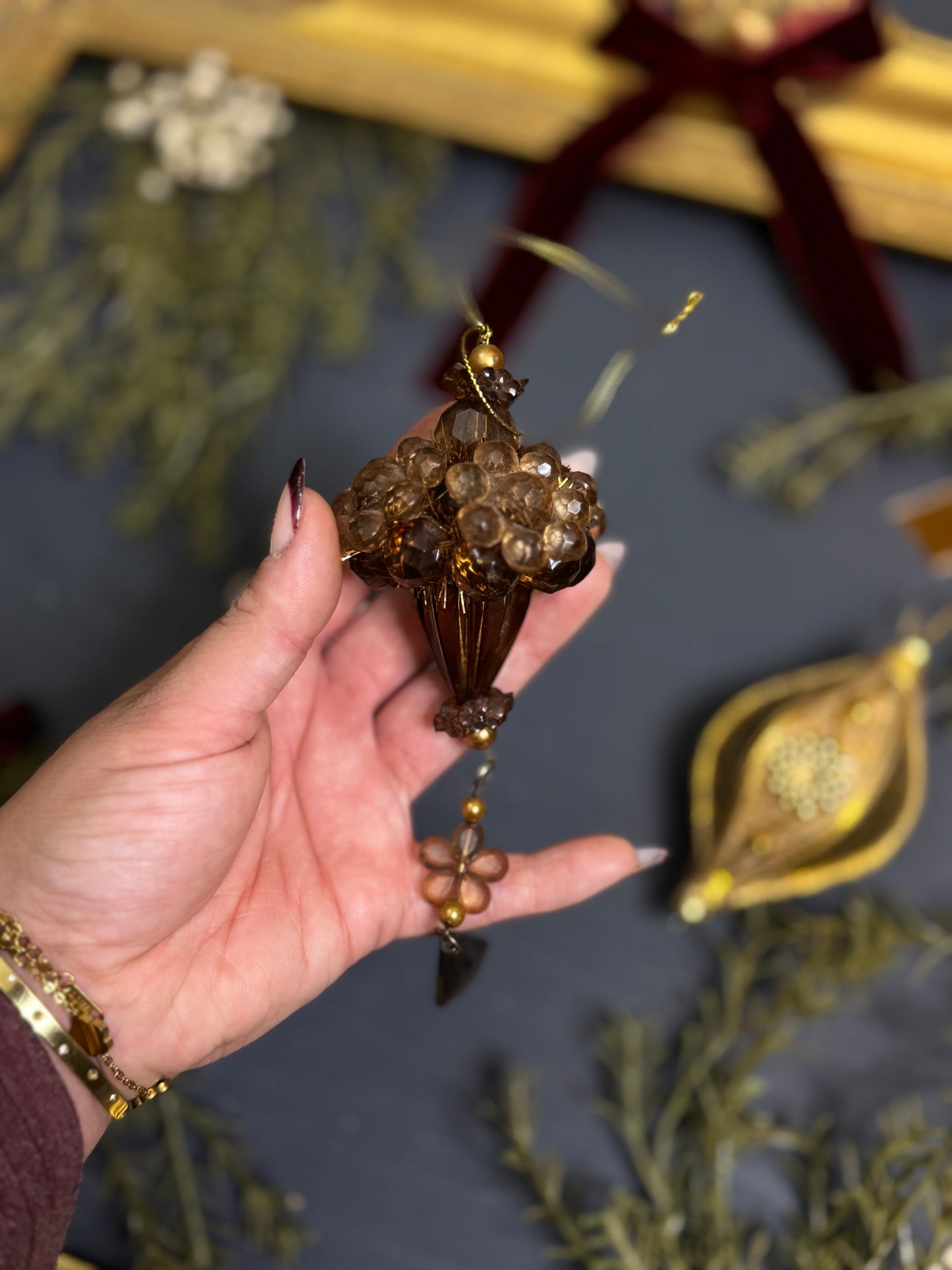 Vintage European Handmade Christmas Baubles