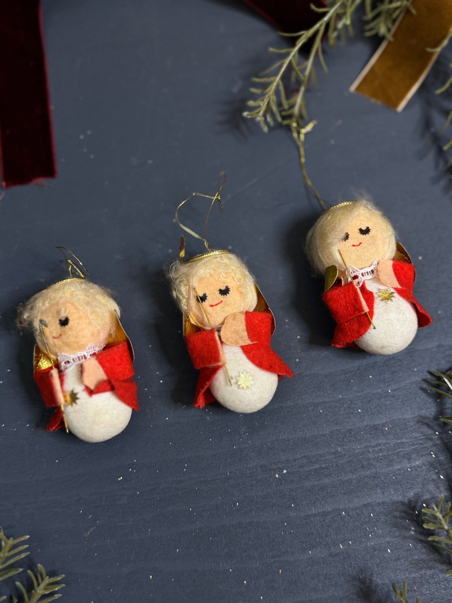 Vintage European Handmade Christmas Angels