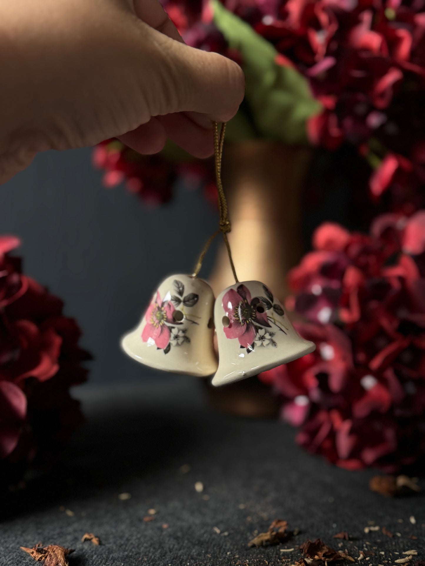 Vintage Ceramic Pomanders A Timeless Touch of Fragrance & Charm Pair