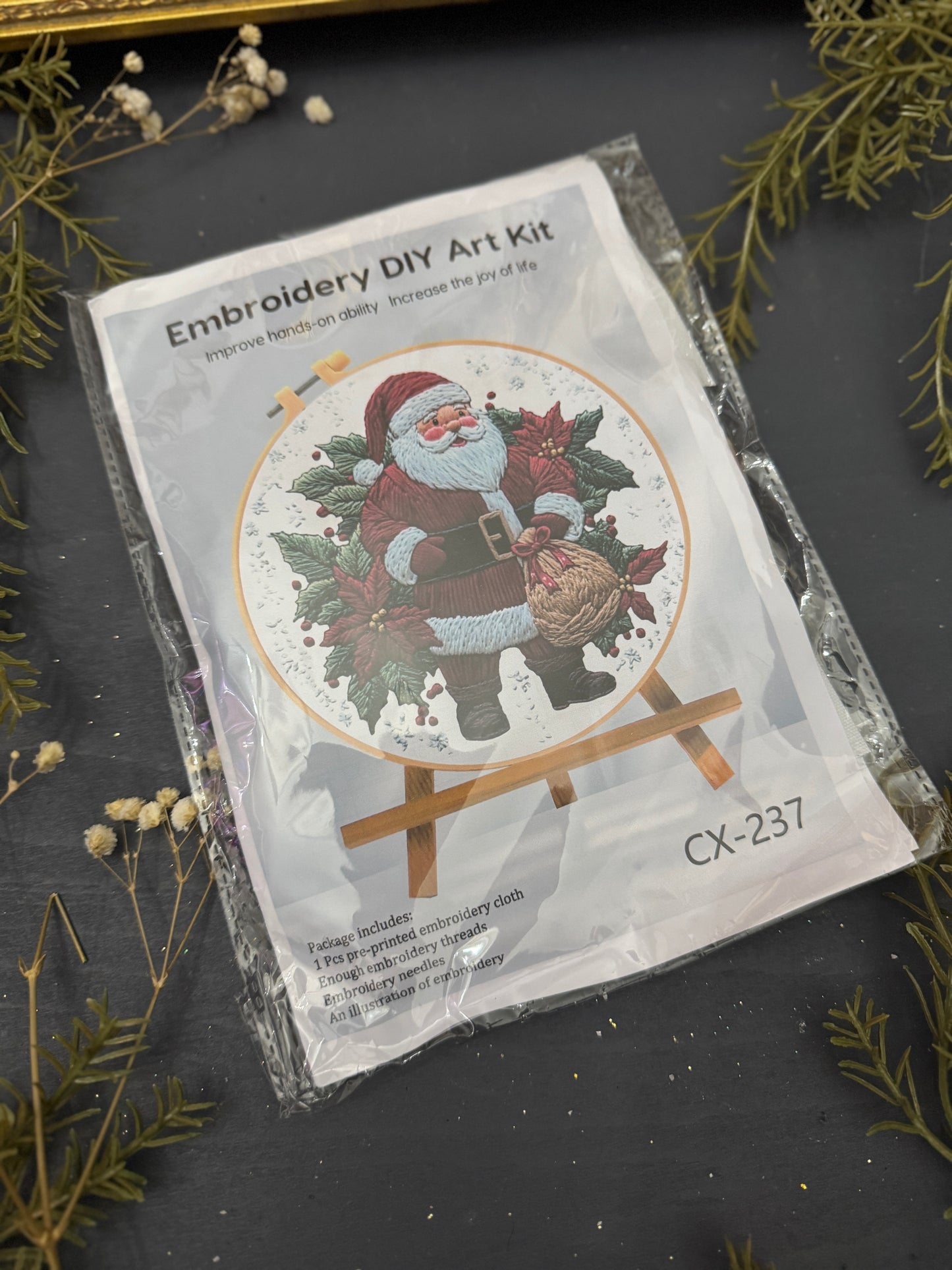 Santa Claus Embroidery Kit