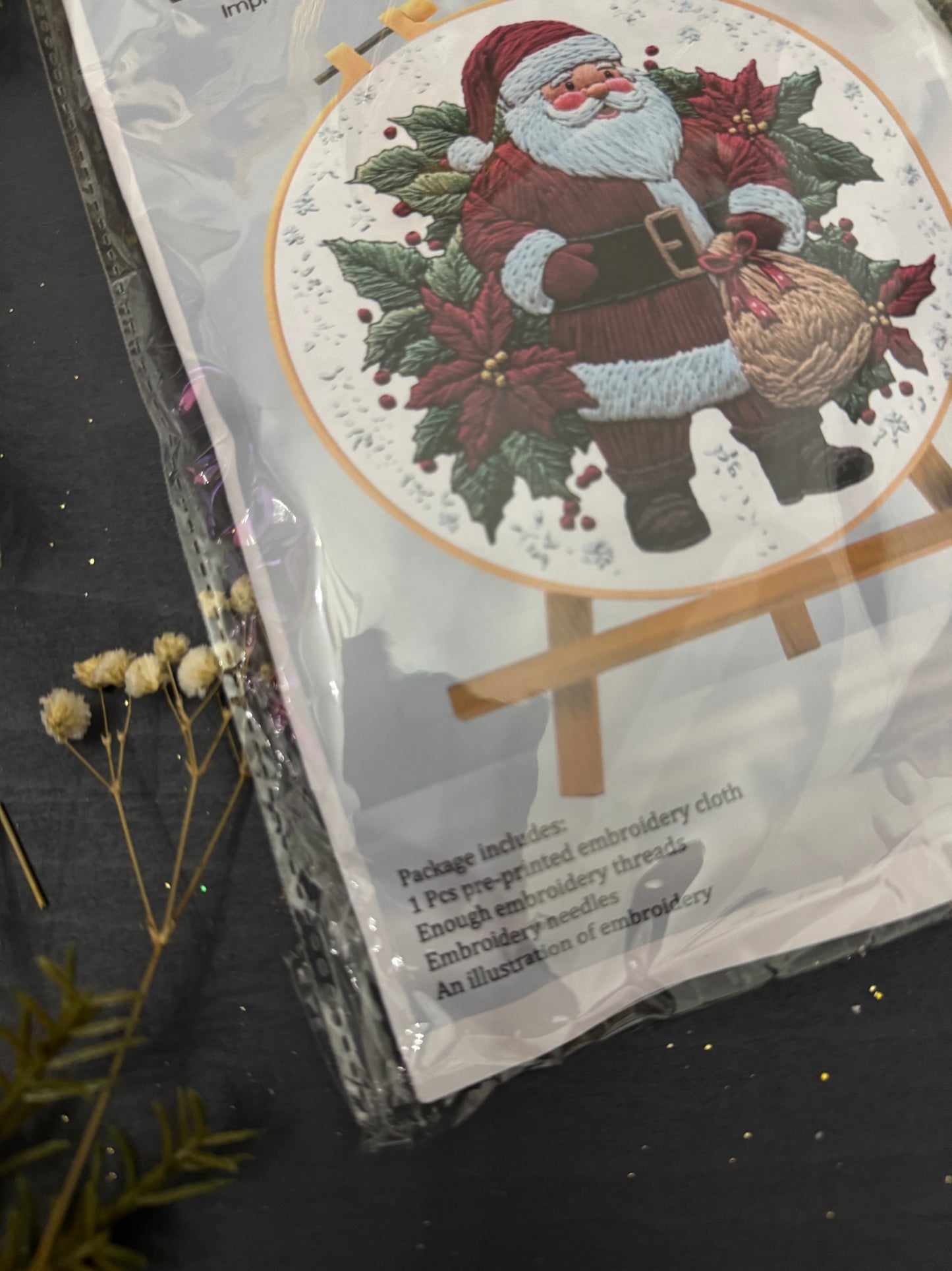 Santa Claus Embroidery Kit