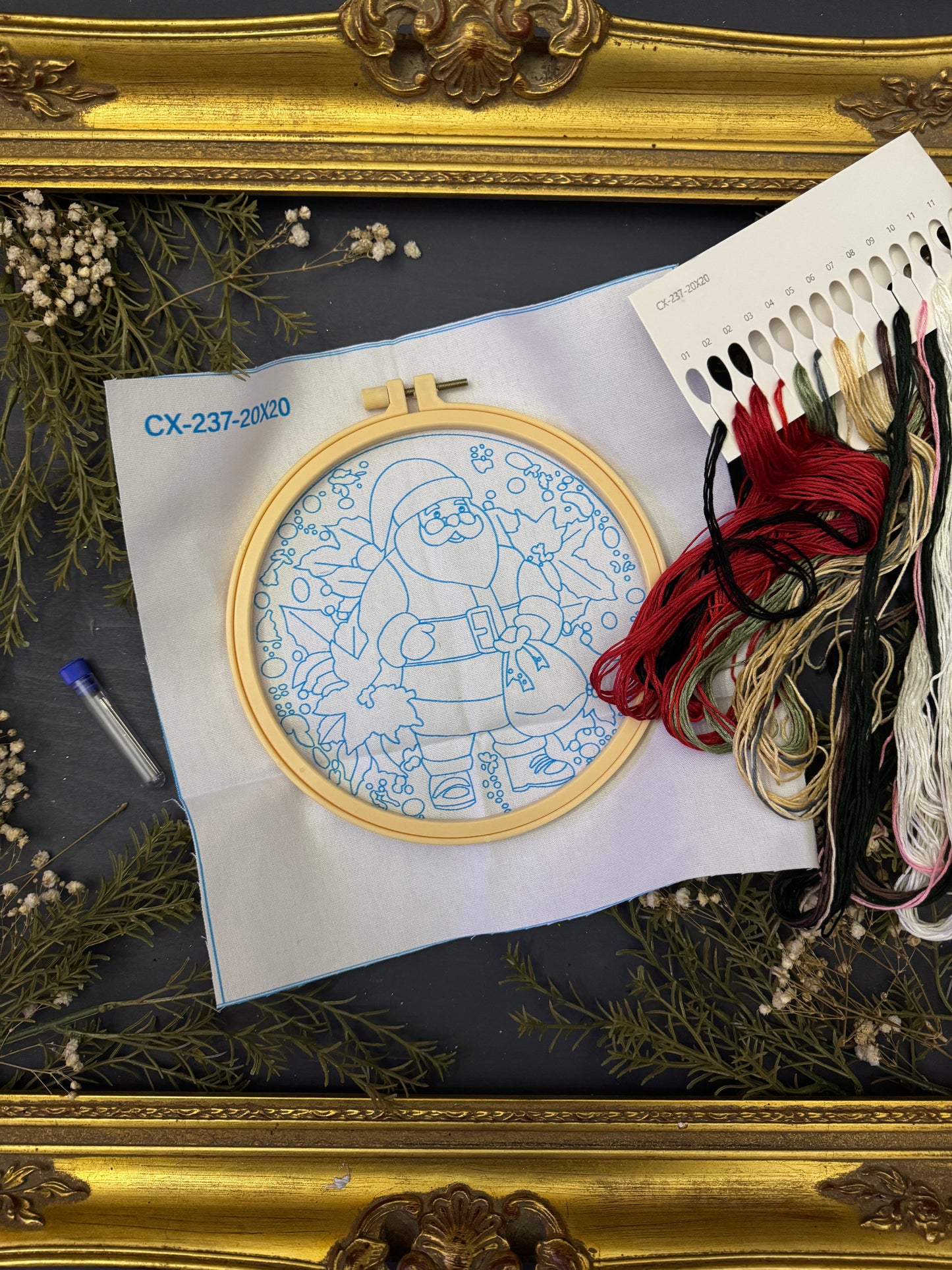Santa Claus Embroidery Kit