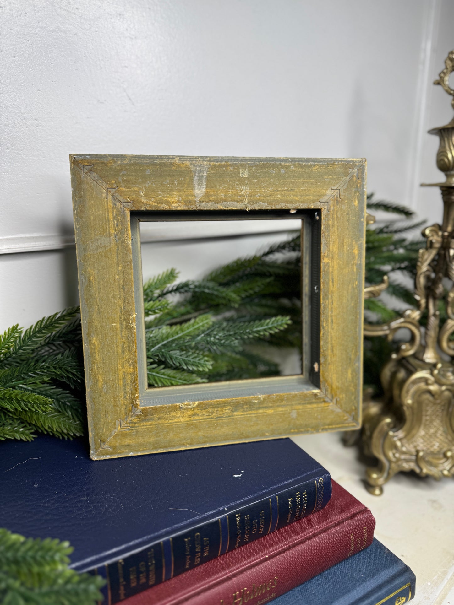 Frame Prague - Vintage Mini Gold & Blue Glided Frame