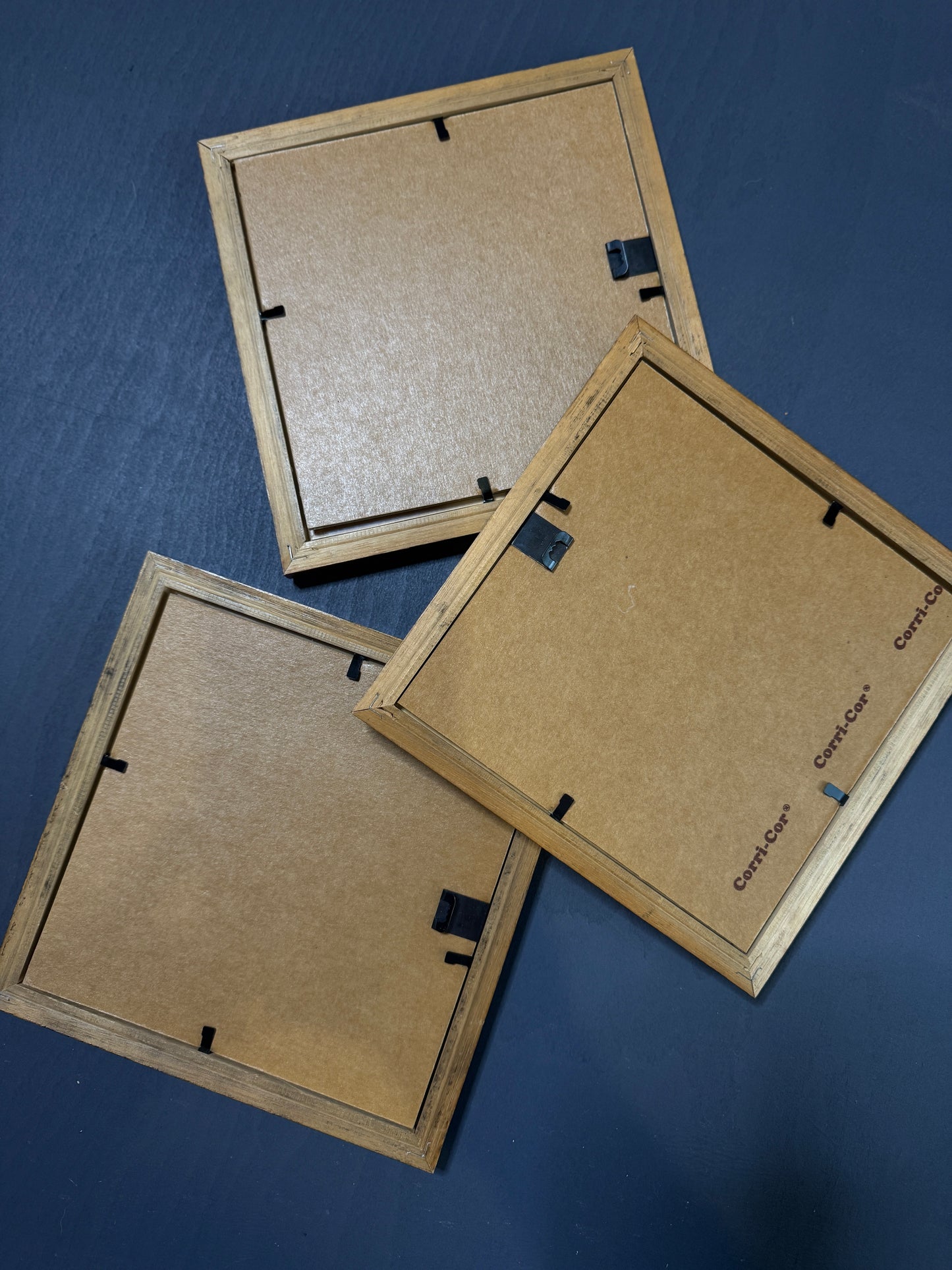 Small Vintage Matching Square Frame Set of 3