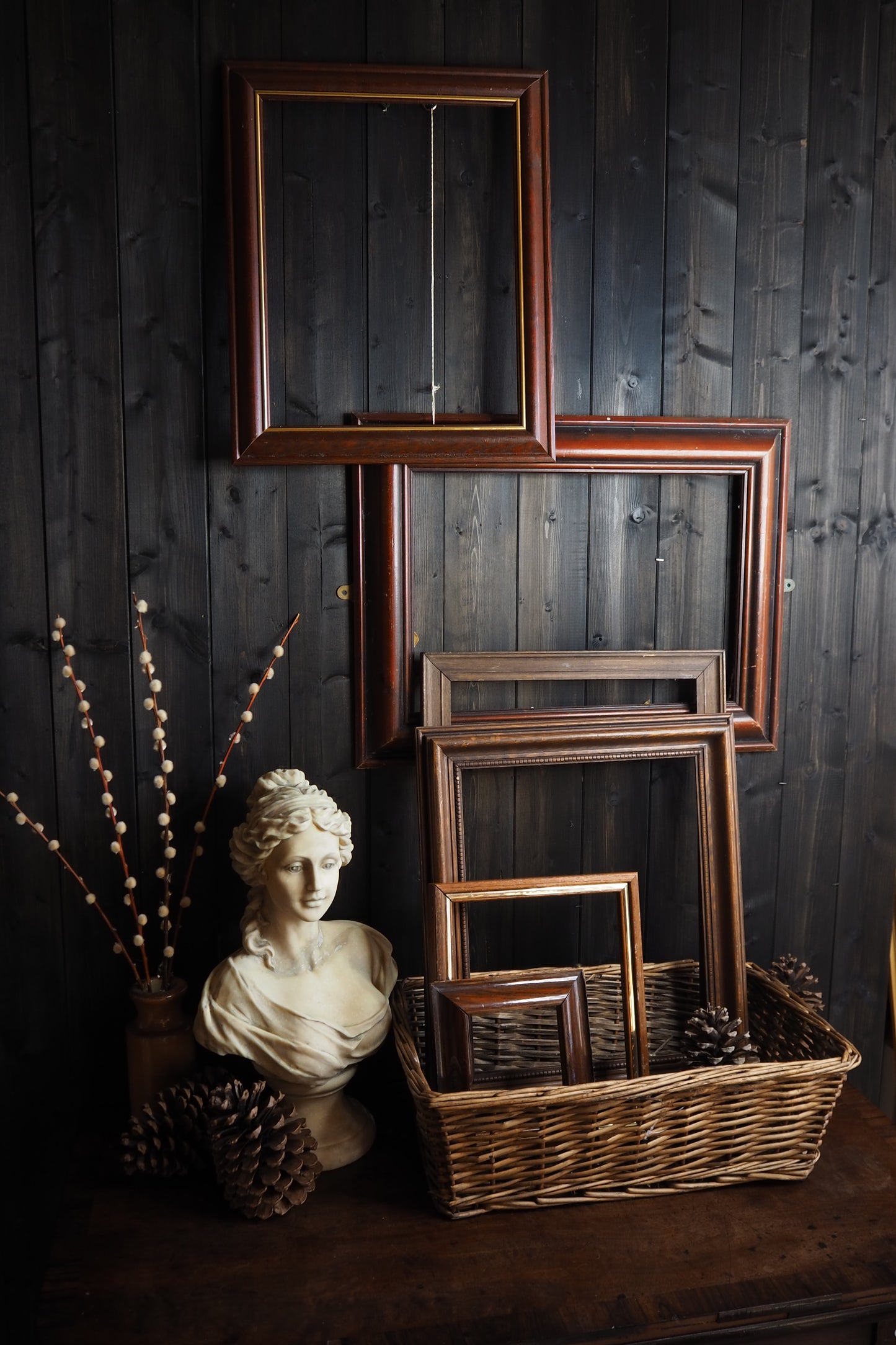 The Westoria - Rustic Mahogany Wooden Frame