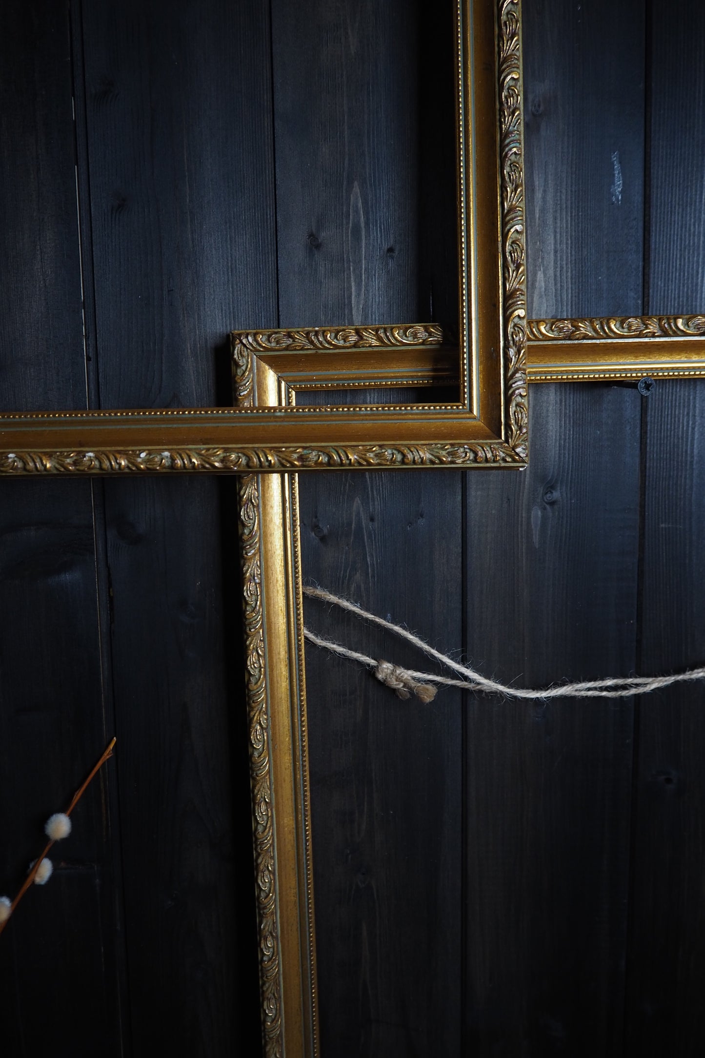 The Classic Elegance - Vintage Gold Gilt Frame Pair